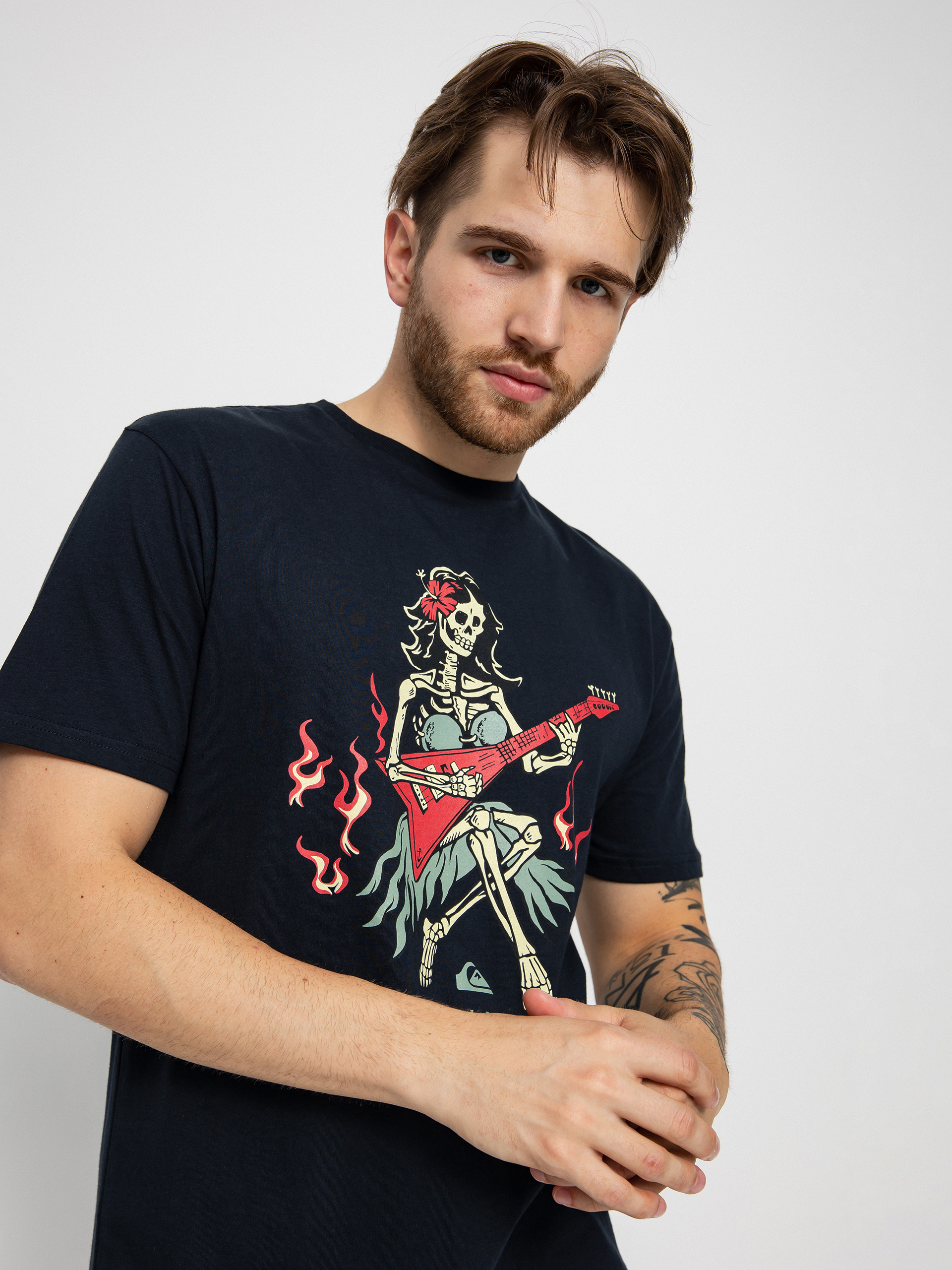 T-shirt Quiksilver Hot Motion (black)