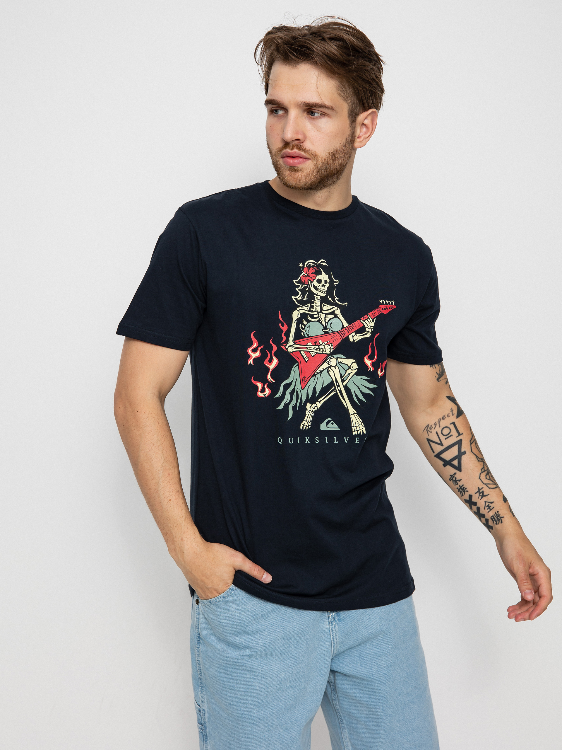 T-shirt Quiksilver Hot Motion (black)