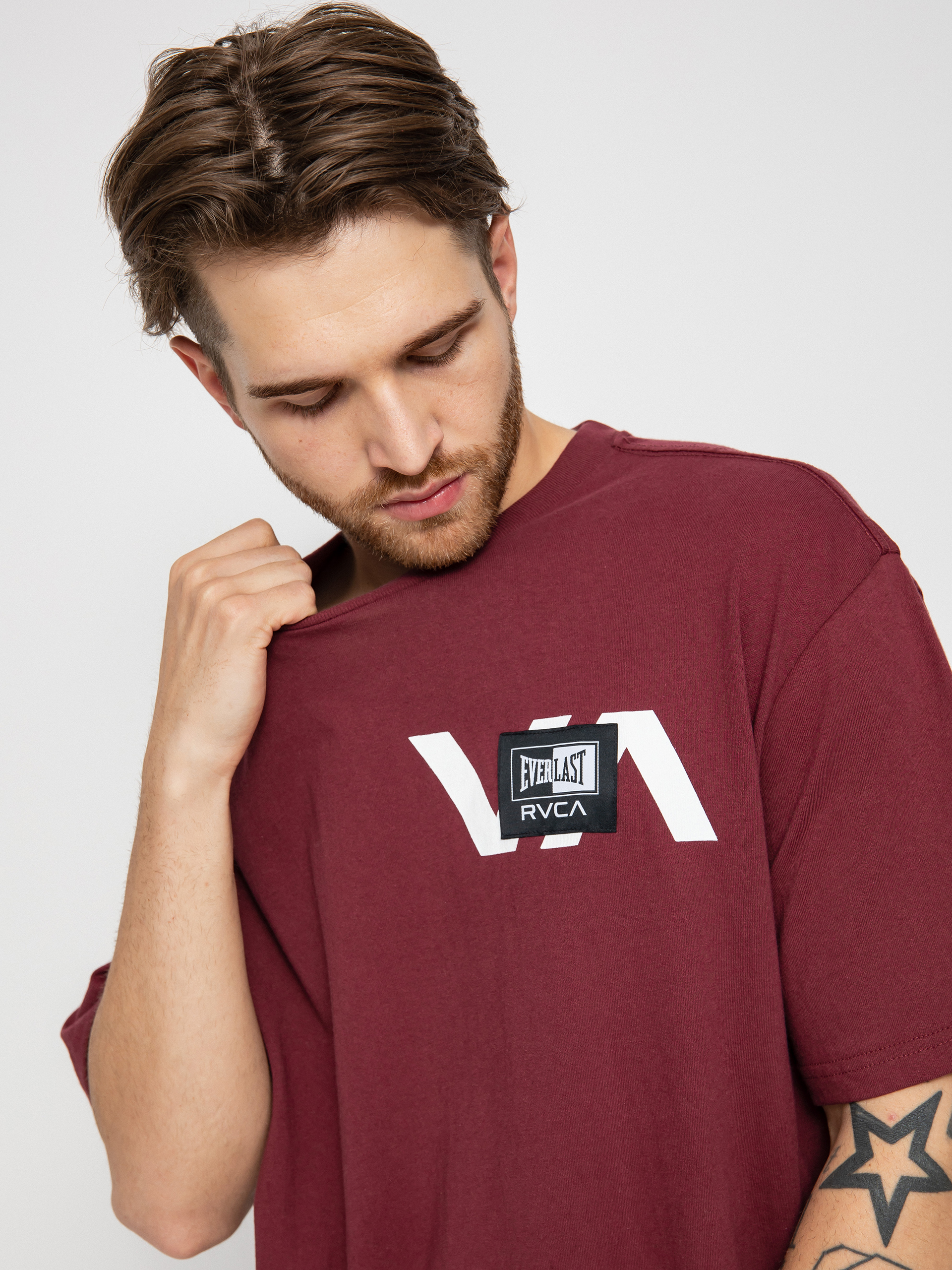 T-shirt RVCA Rvca Everlast Stack (tawny port)