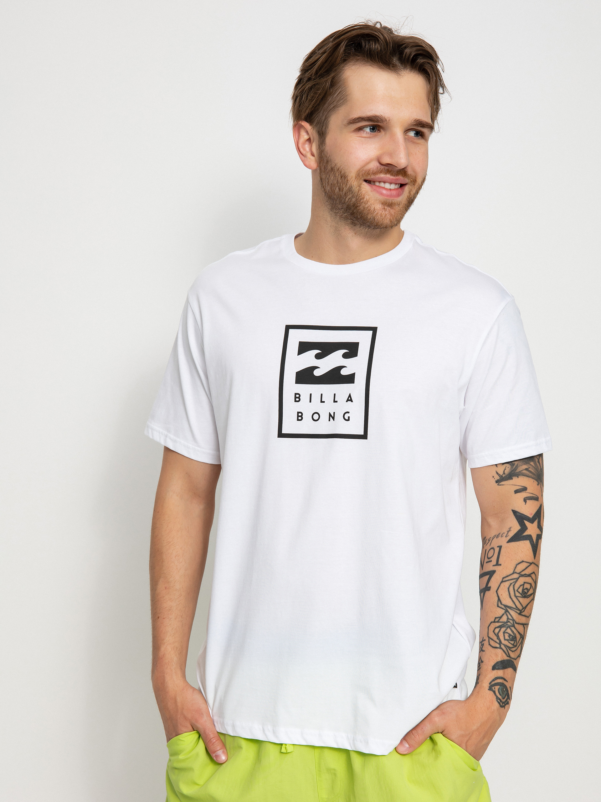 T-shirt Billabong Unity Stacked (white)
