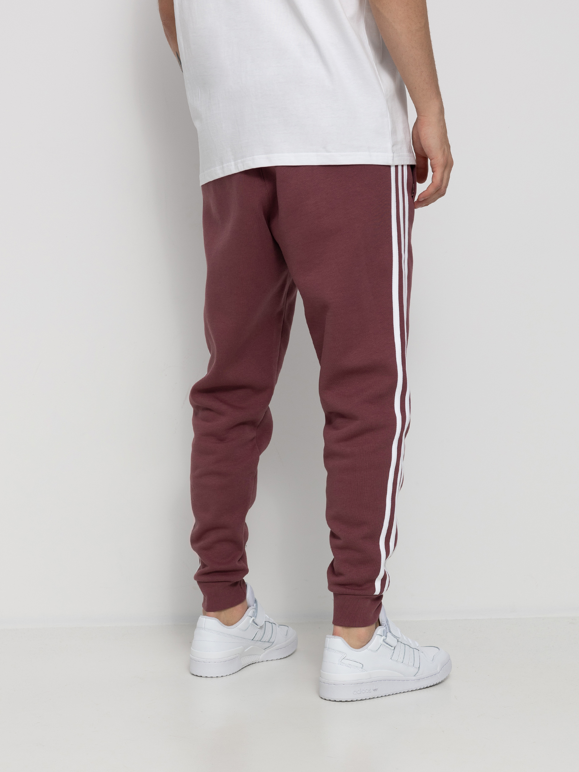 Spodnie adidas Originals 3 Stripes (quiet crimson)