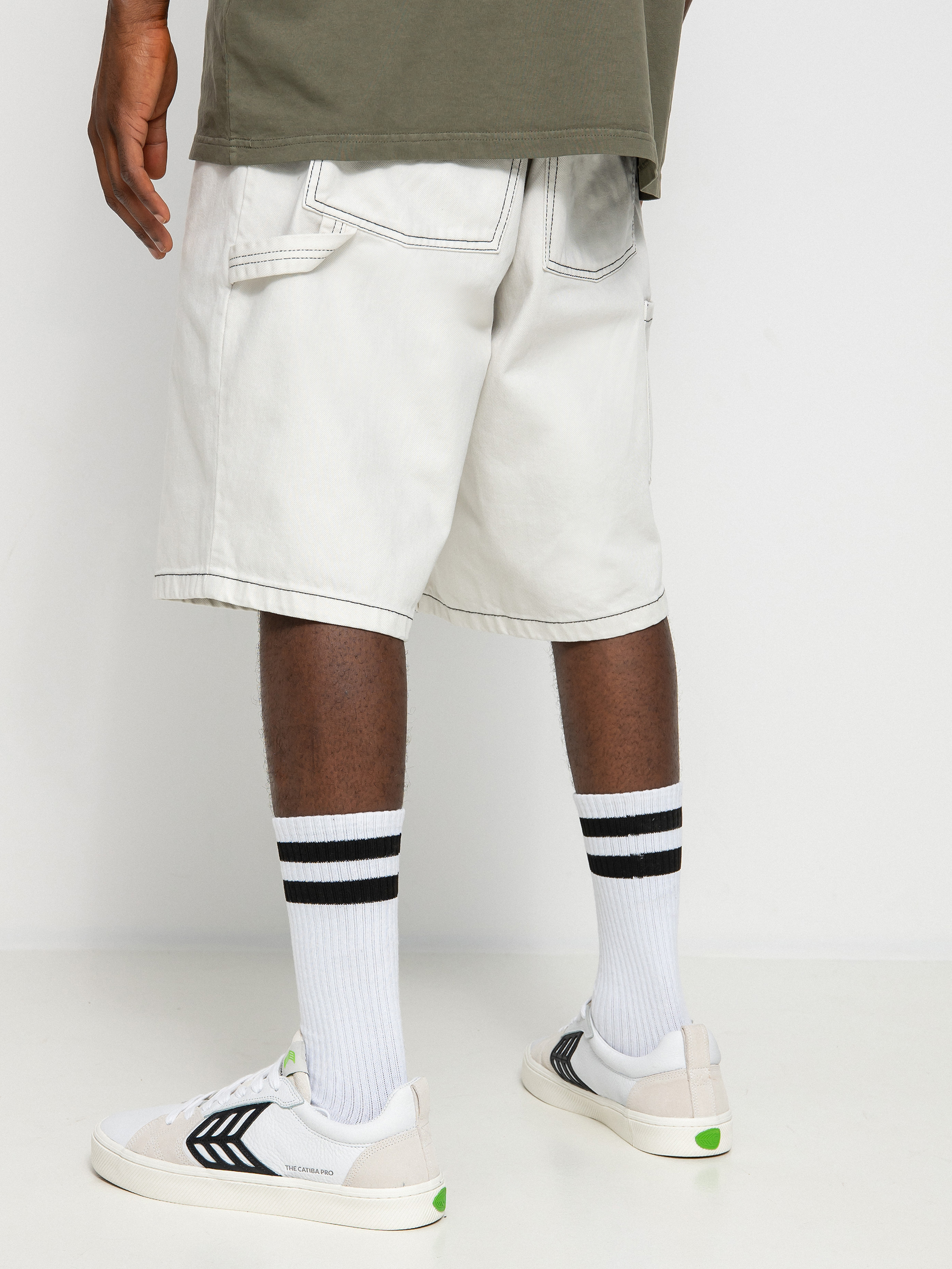 Szorty Polar Skate Big Boy Work (washed white)