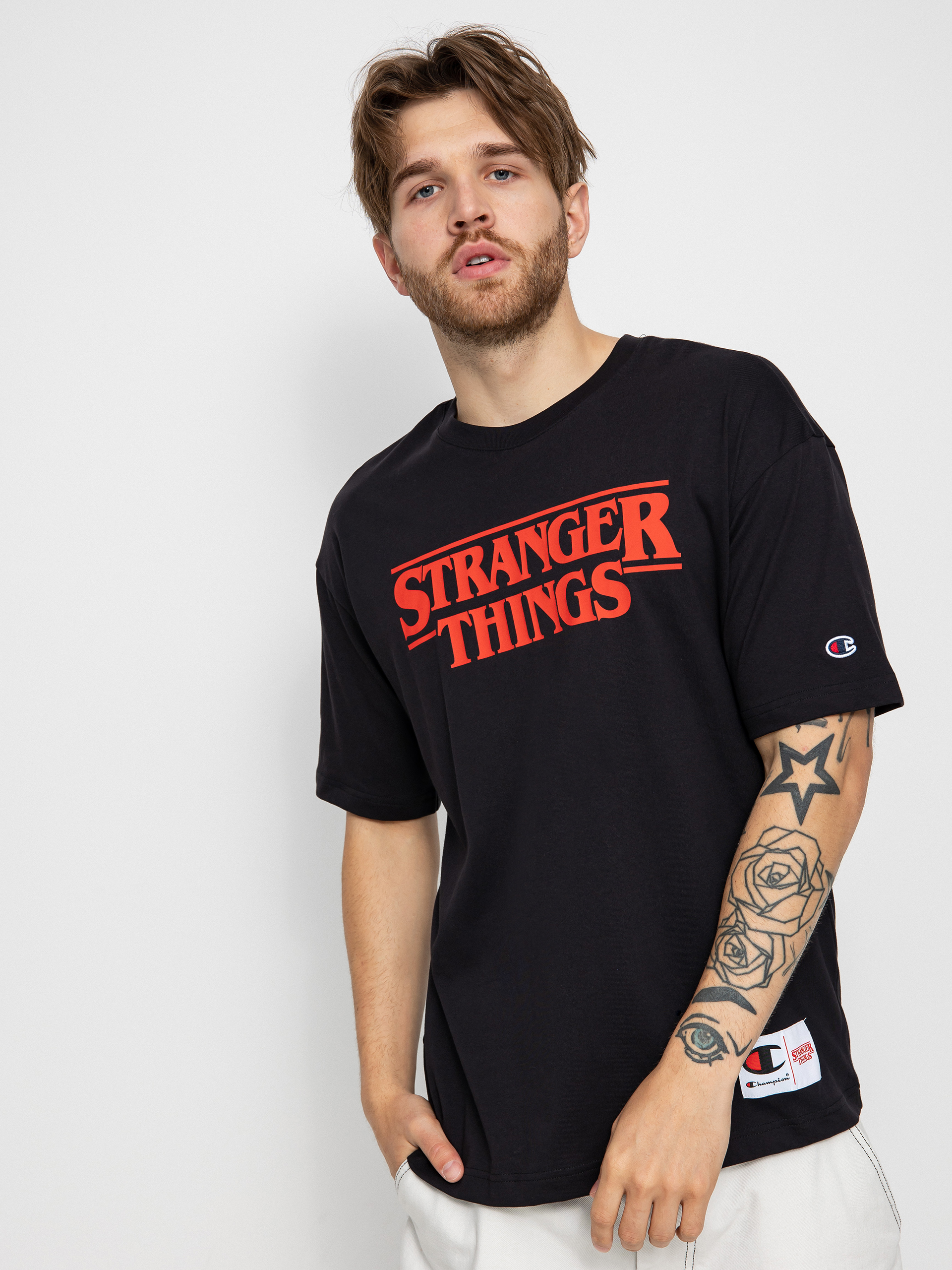 T-shirt Champion X Stranger Things Crewneck T-Shirt 217791 (nbk)