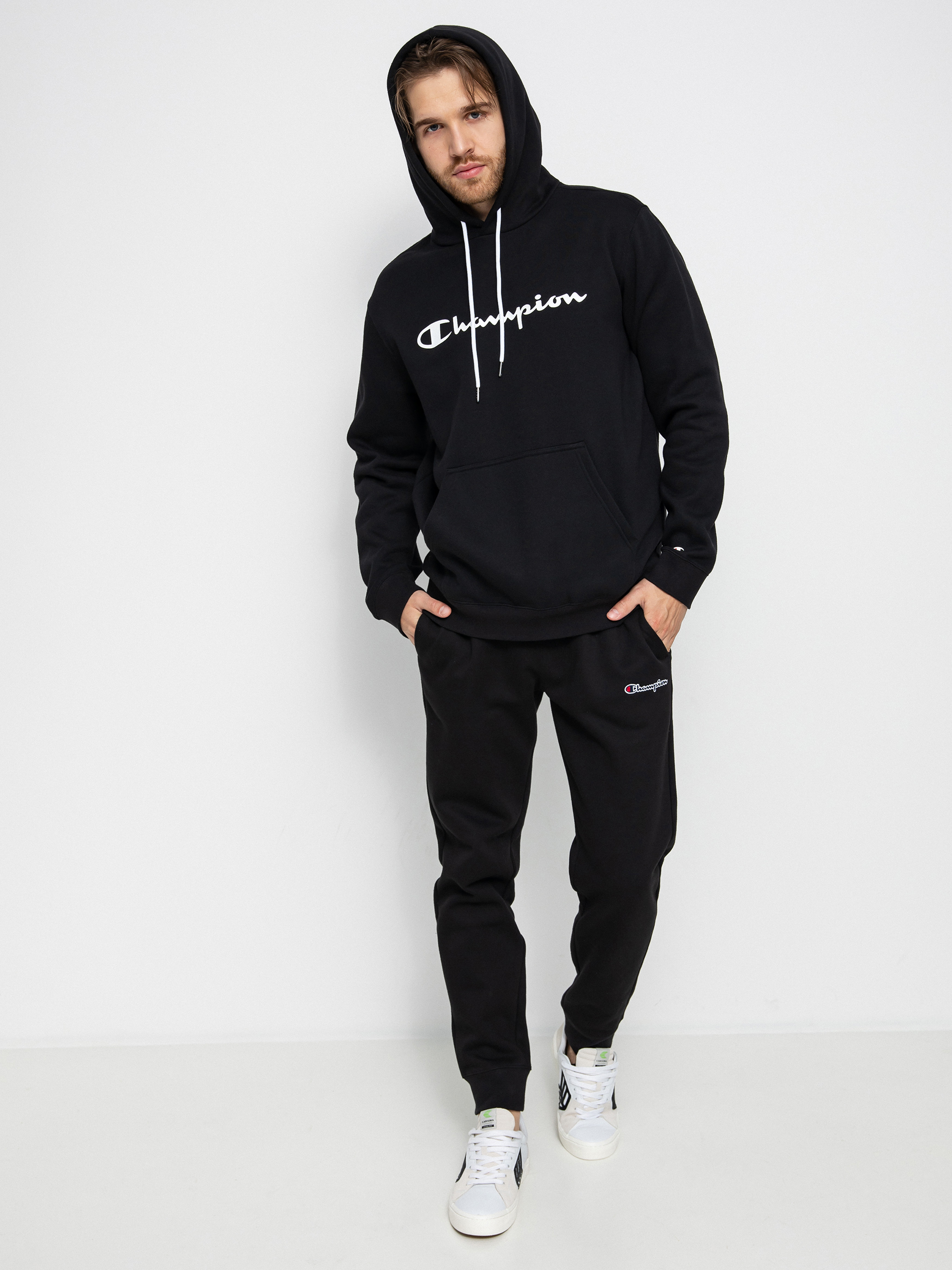 Bluza z kapturem Champion Legacy Hooded Sweatshirt 218282 HD (nbk)