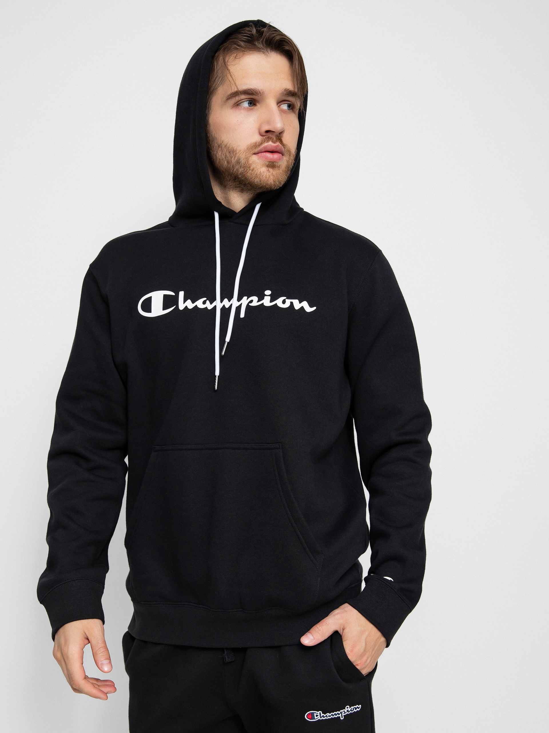 Bluza z kapturem Champion Legacy Hooded Sweatshirt 218282 HD (nbk)