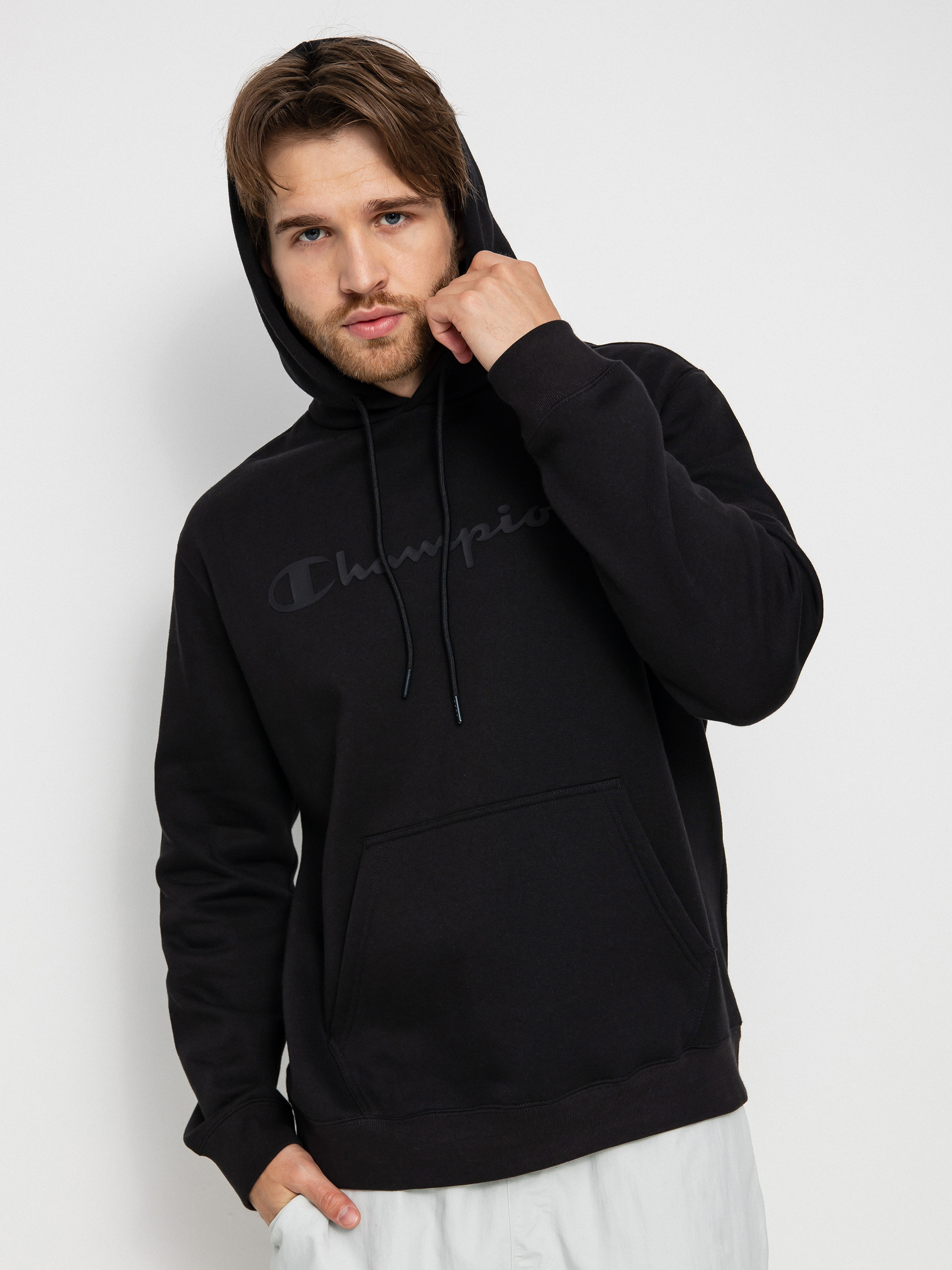 Bluza z kapturem Champion Legacy Hooded Sweatshirt 218282 HD (nbk)