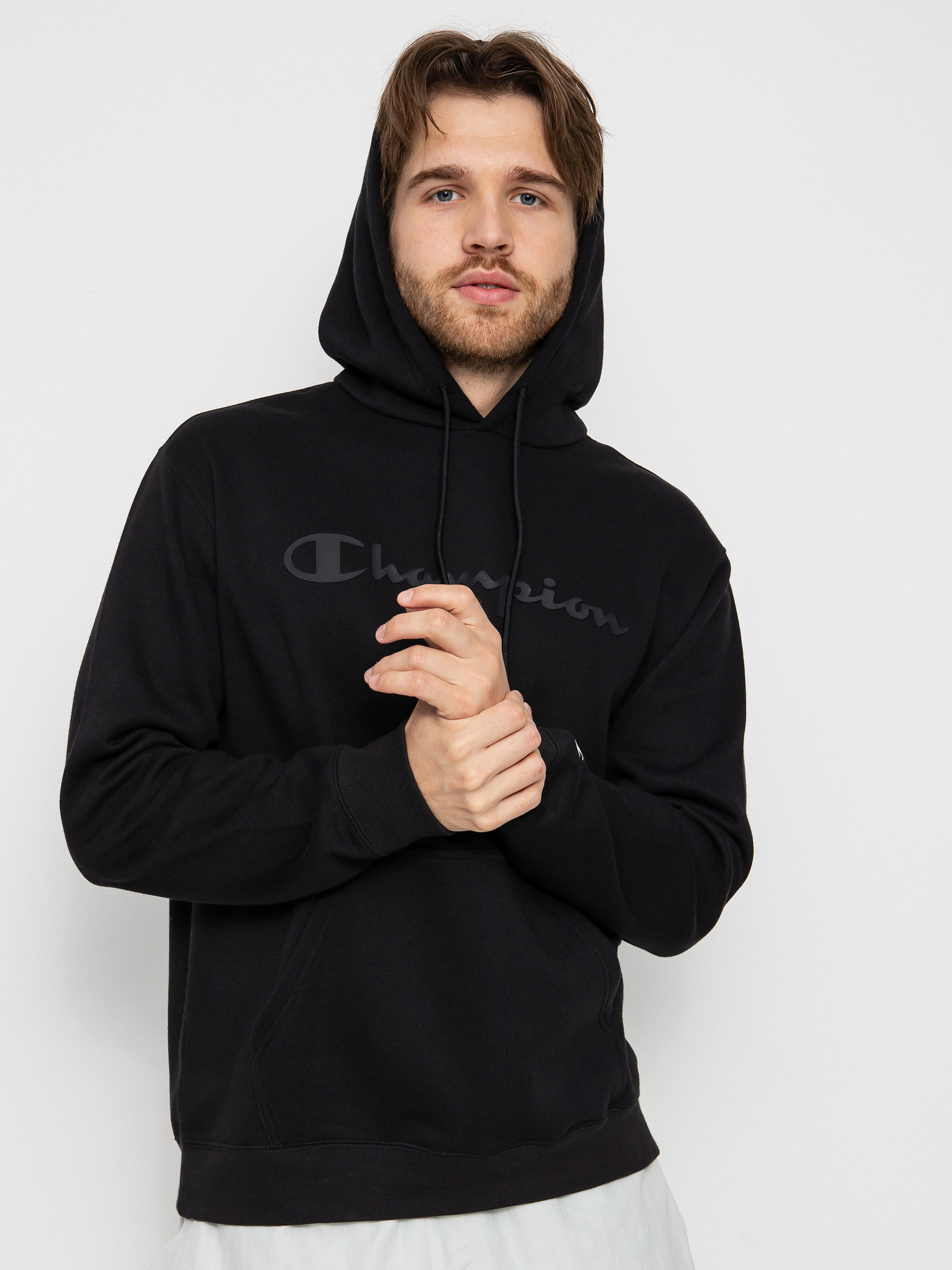 Bluza z kapturem Champion Legacy Hooded Sweatshirt 218282 HD (nbk)