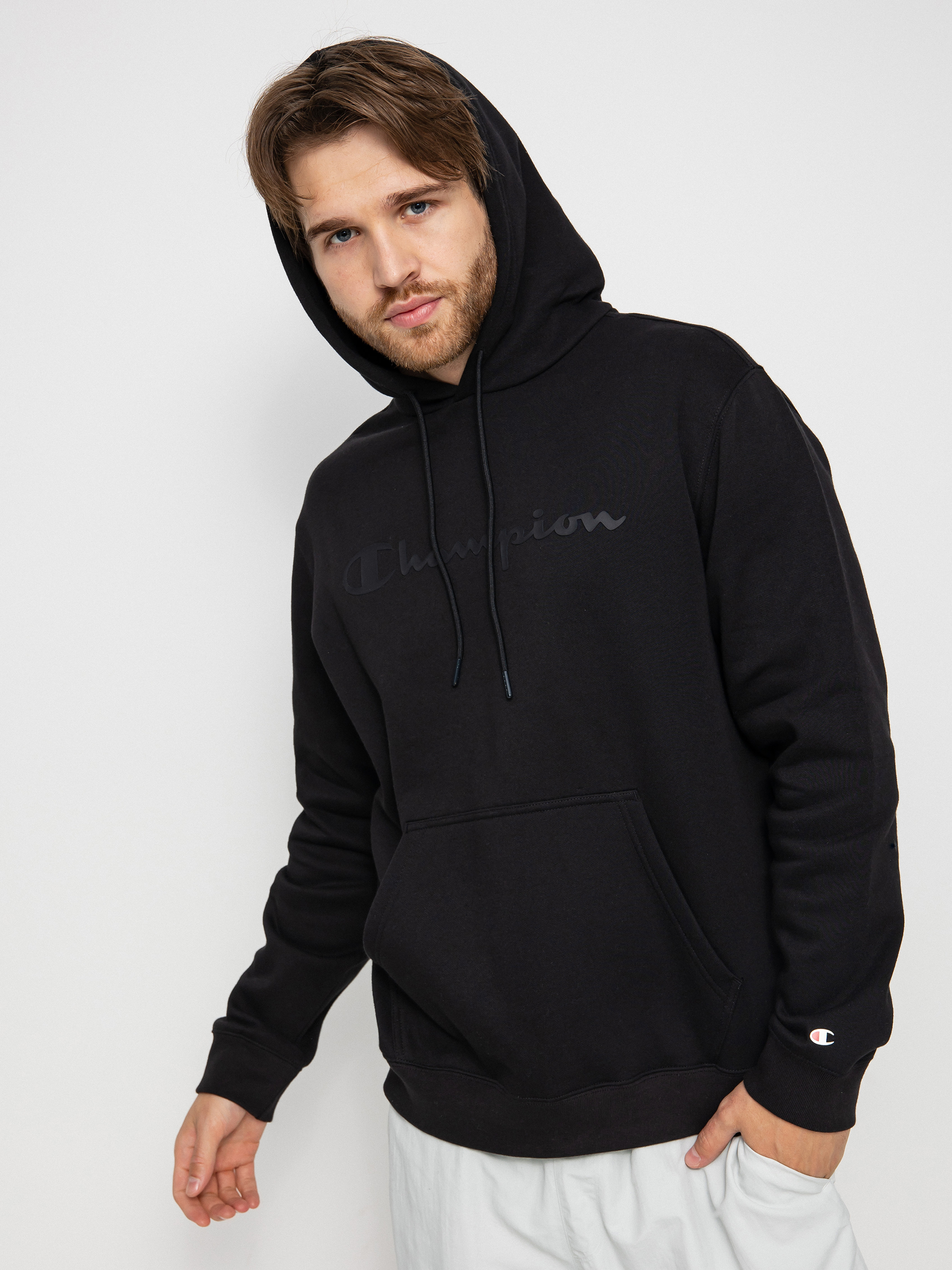 Bluza z kapturem Champion Legacy Hooded Sweatshirt 218282 HD (nbk)