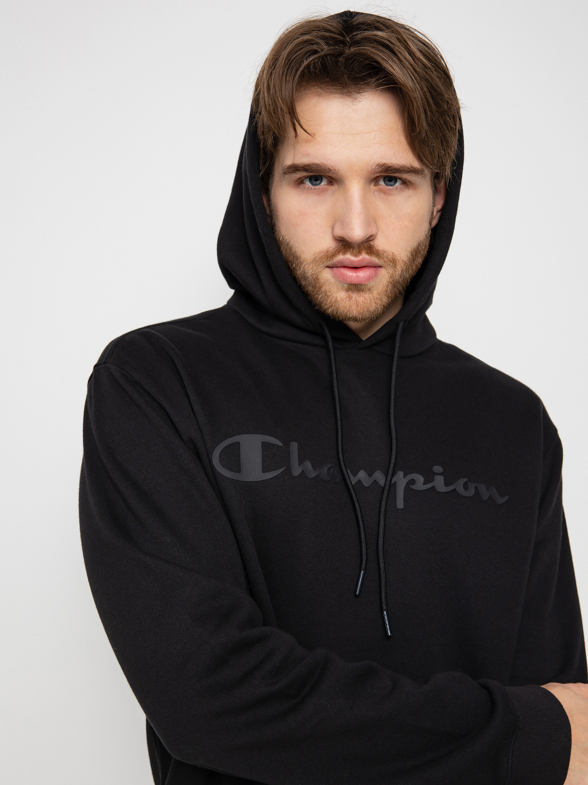 Bluza z kapturem Champion Legacy Hooded Sweatshirt 218282 HD (nbk)
