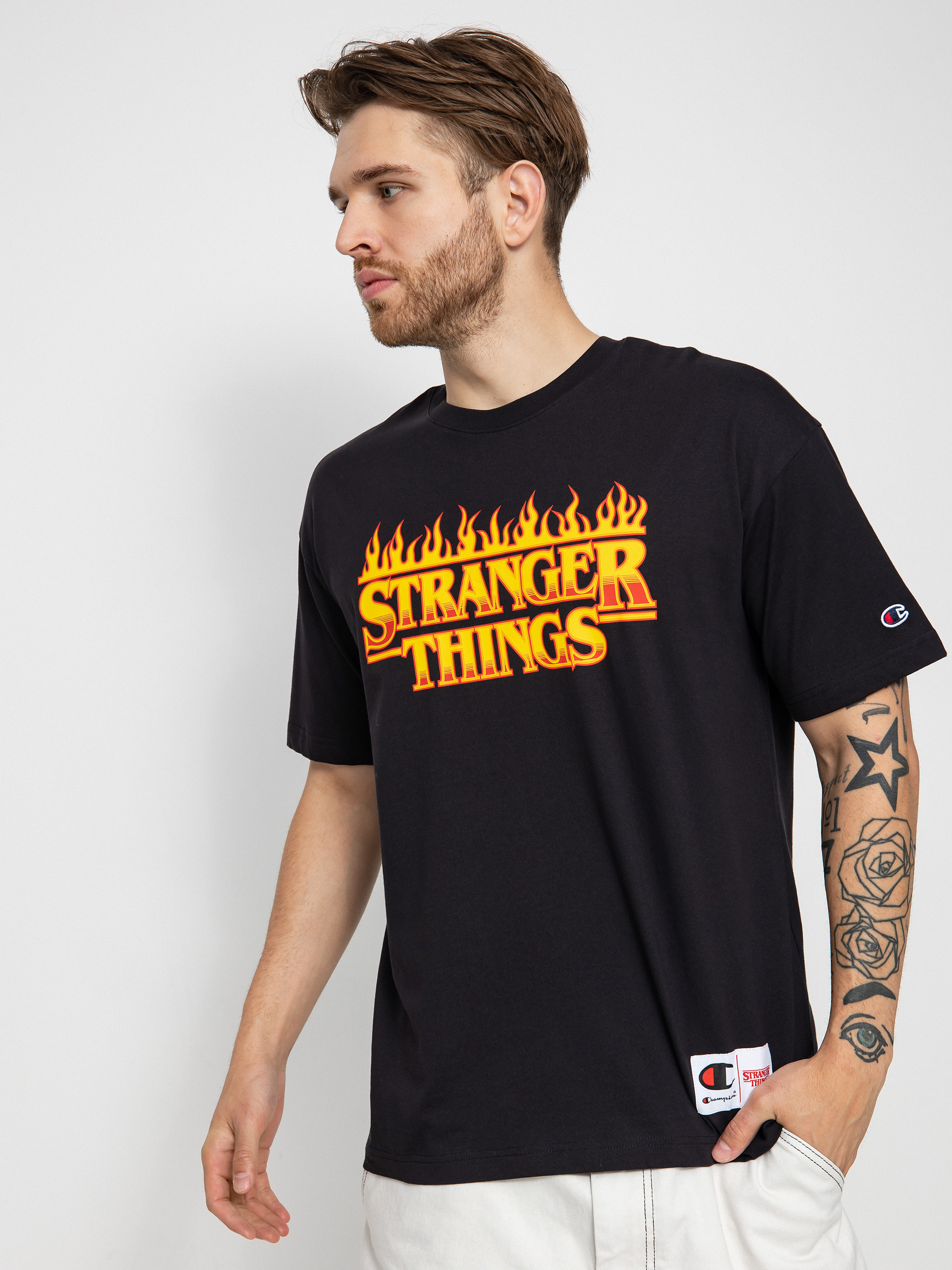 T-shirt Champion X Stranger Things Crewneck T-Shirt 217791 (nbk)