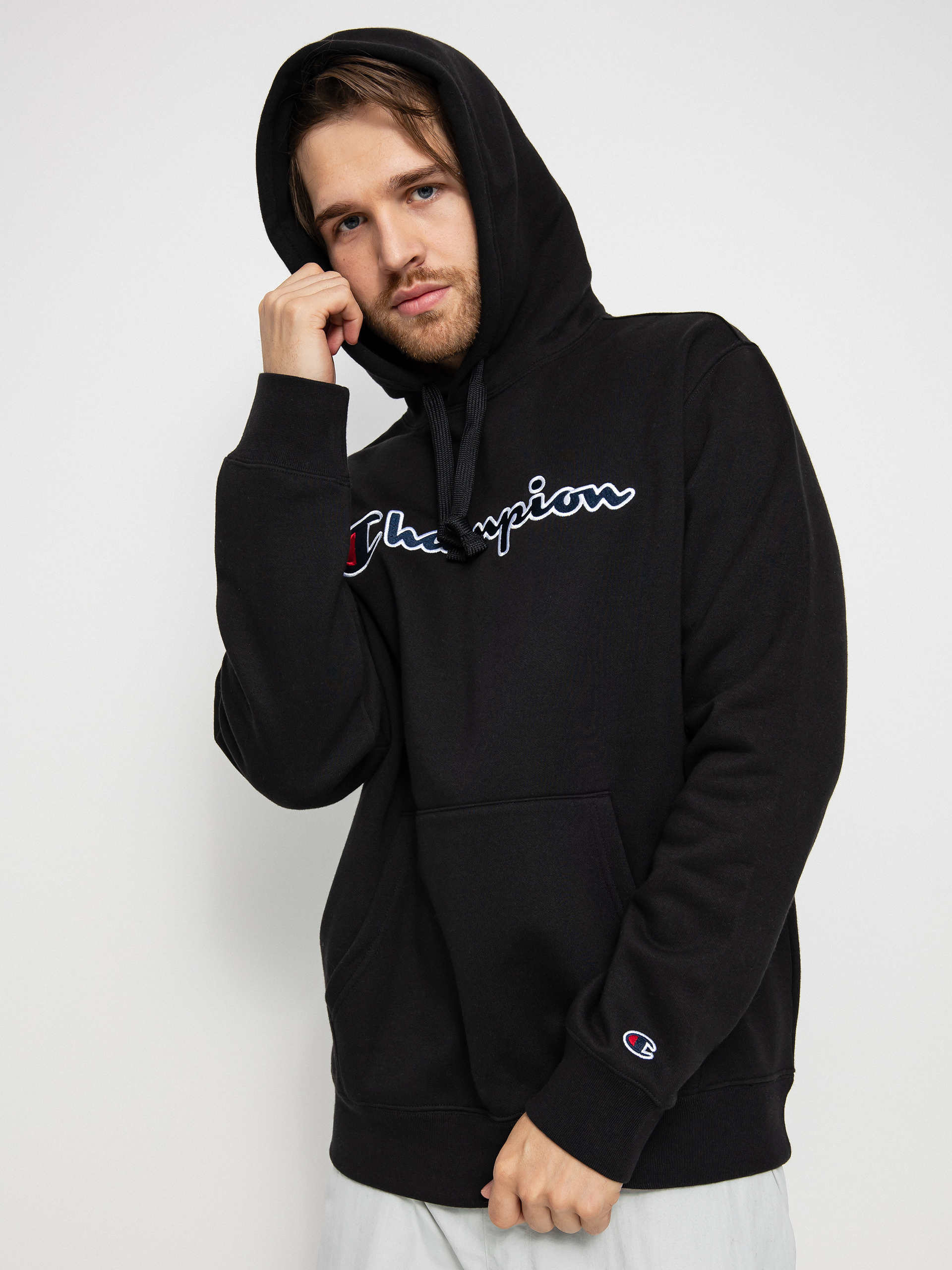 Bluza z kapturem Champion Hooded Sweatshirt 217858 HD (nbk)