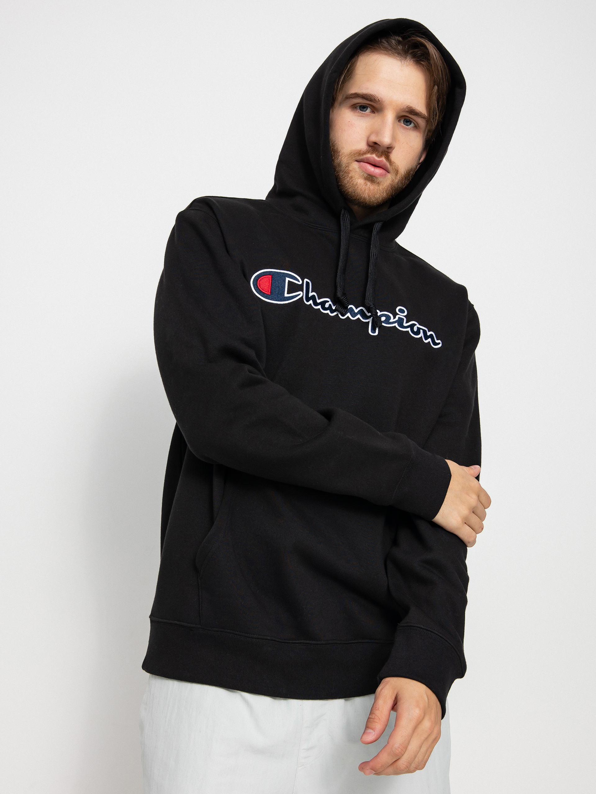 Bluza z kapturem Champion Hooded Sweatshirt 217858 HD (nbk)
