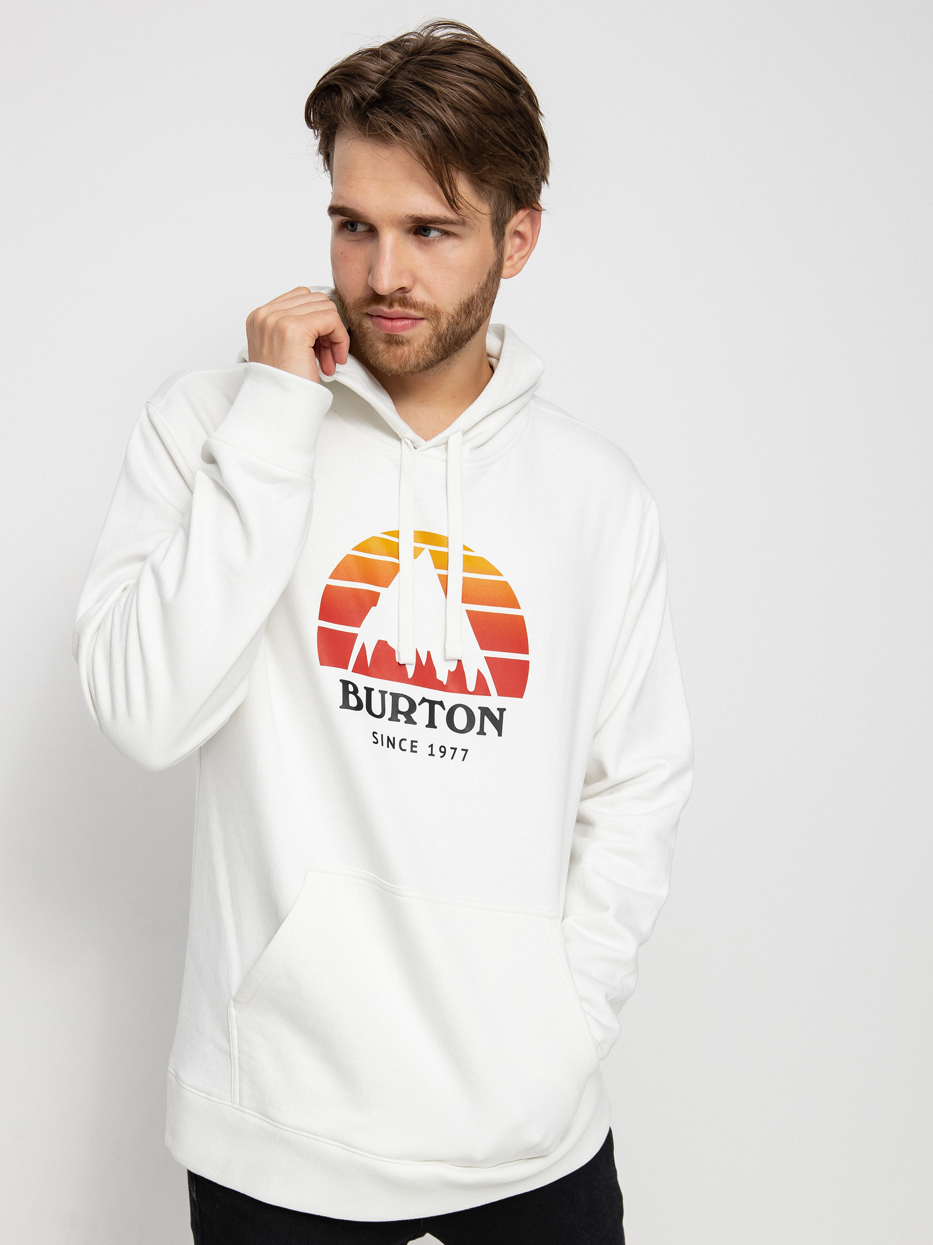 Bluza z kapturem Burton Underhill HD (stout white)