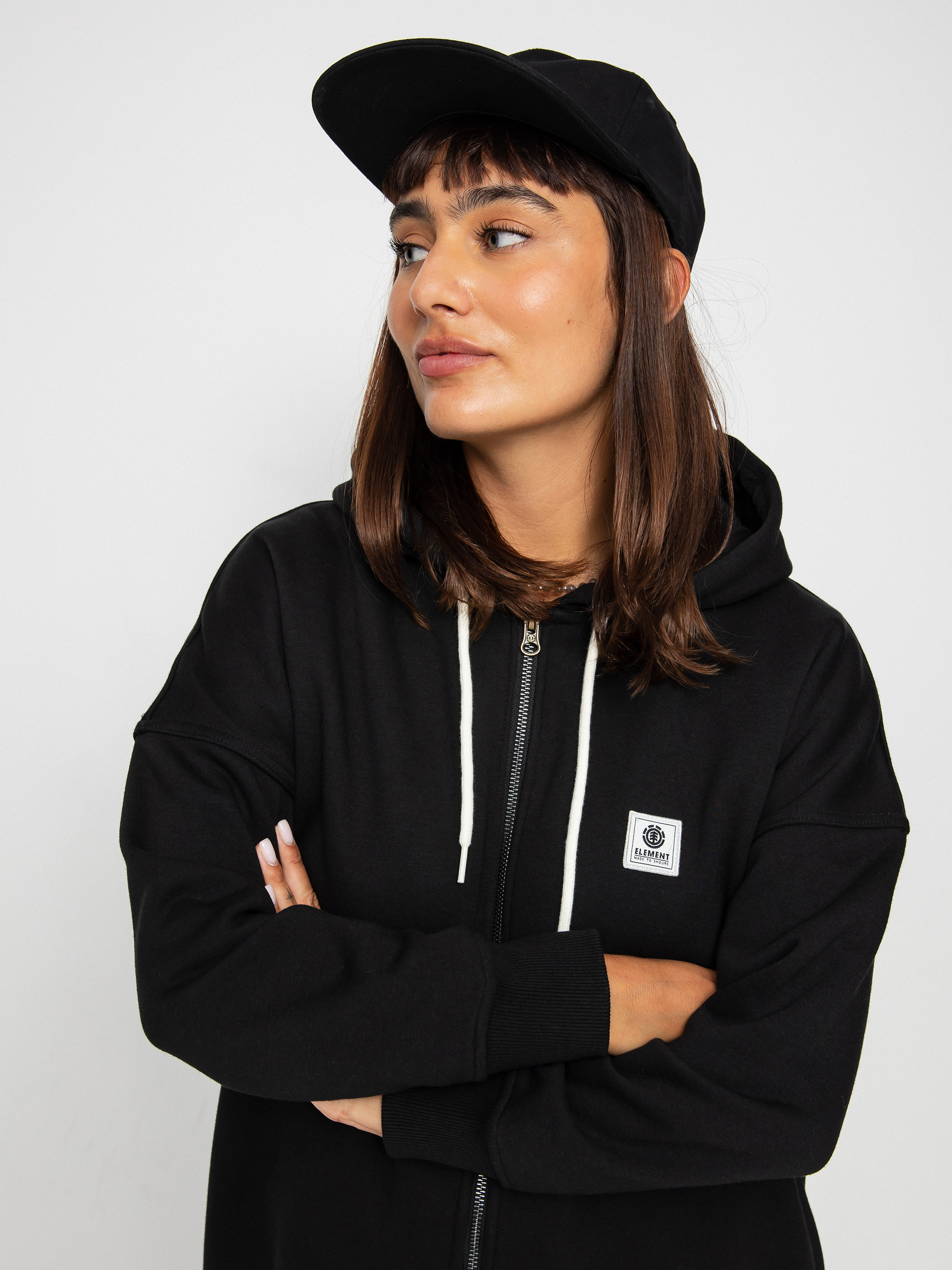 Bluza z kapturem Element Lyngdall ZHD Wmn (flint black)