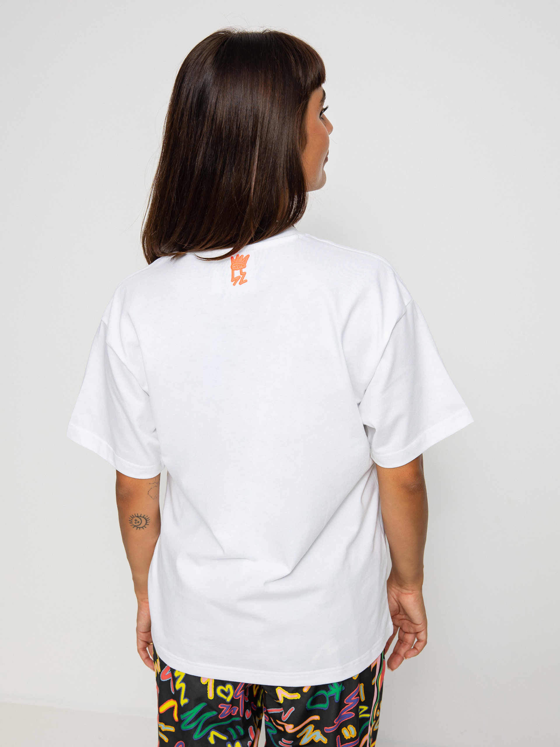 T-shirt adidas Originals Loveuni Tref Te (white/multco)