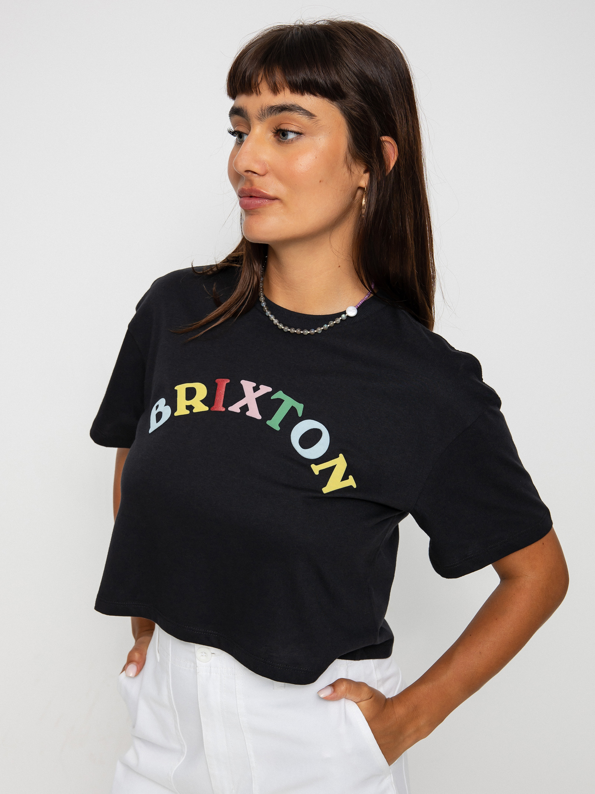 T-shirt Brixton Feelings Skimmer Wmn (black)