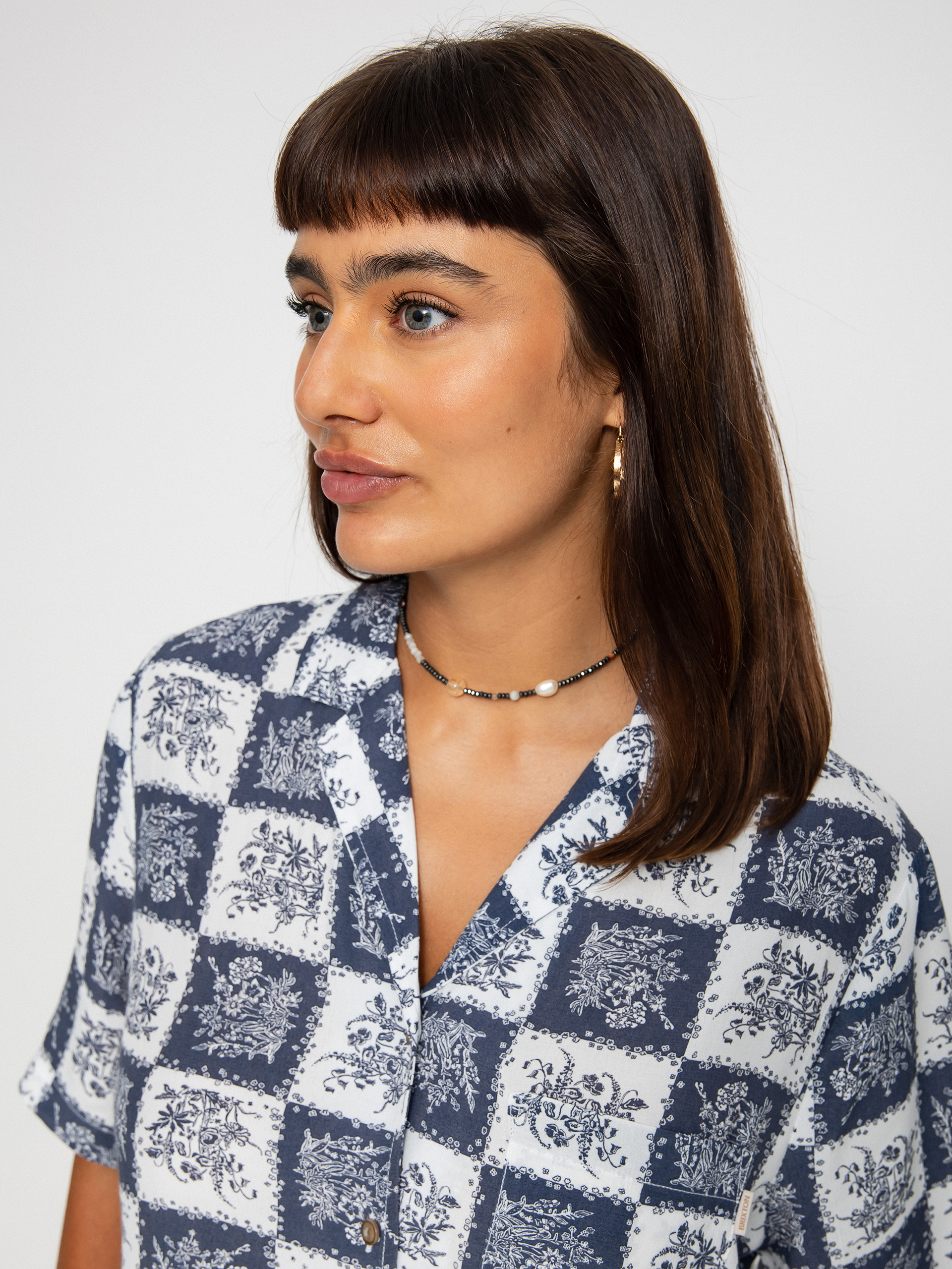 Koszula Brixton Bunker Patchwork Bf Wmn (joe blue)