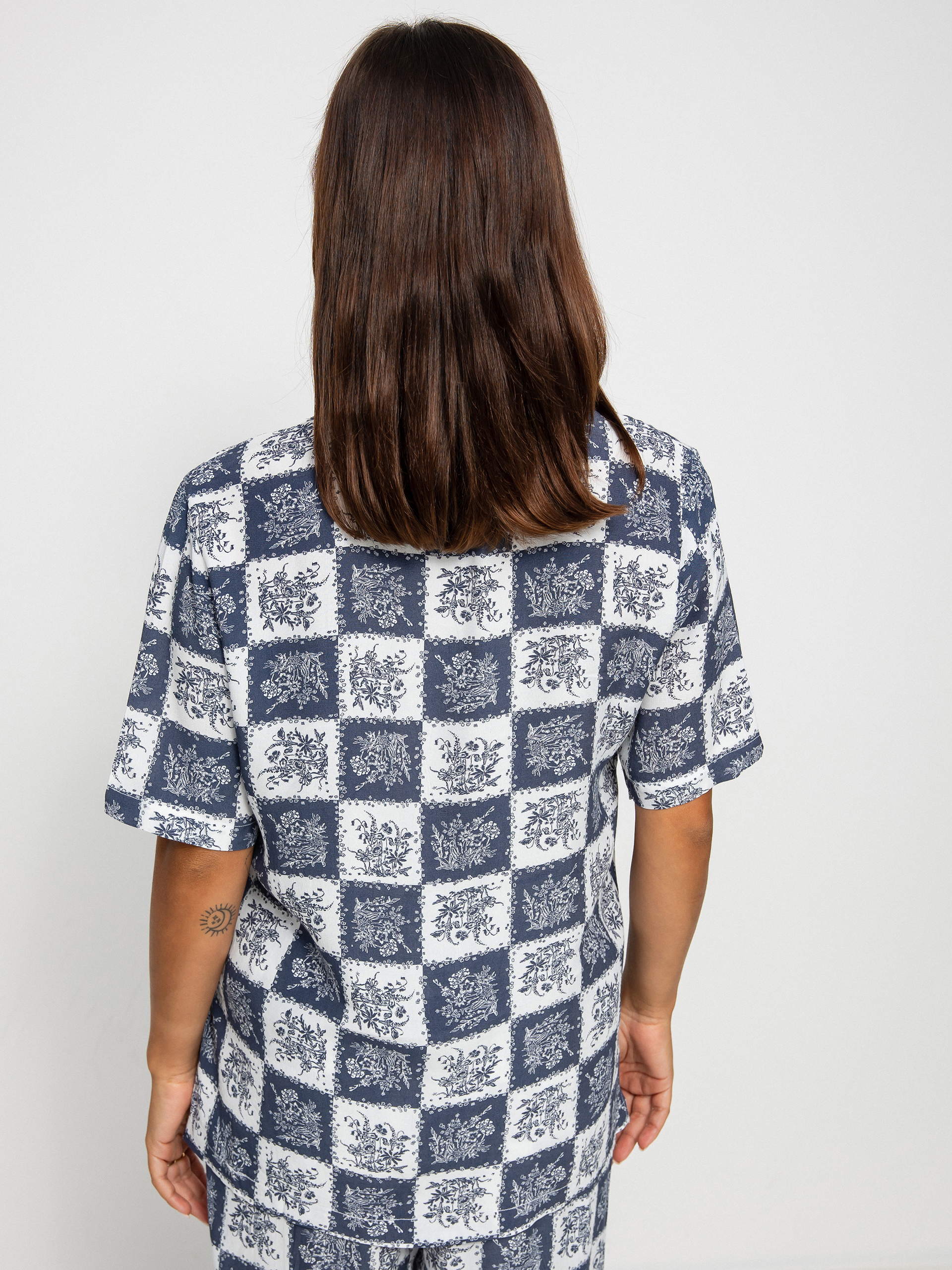 Koszula Brixton Bunker Patchwork Bf Wmn (joe blue)