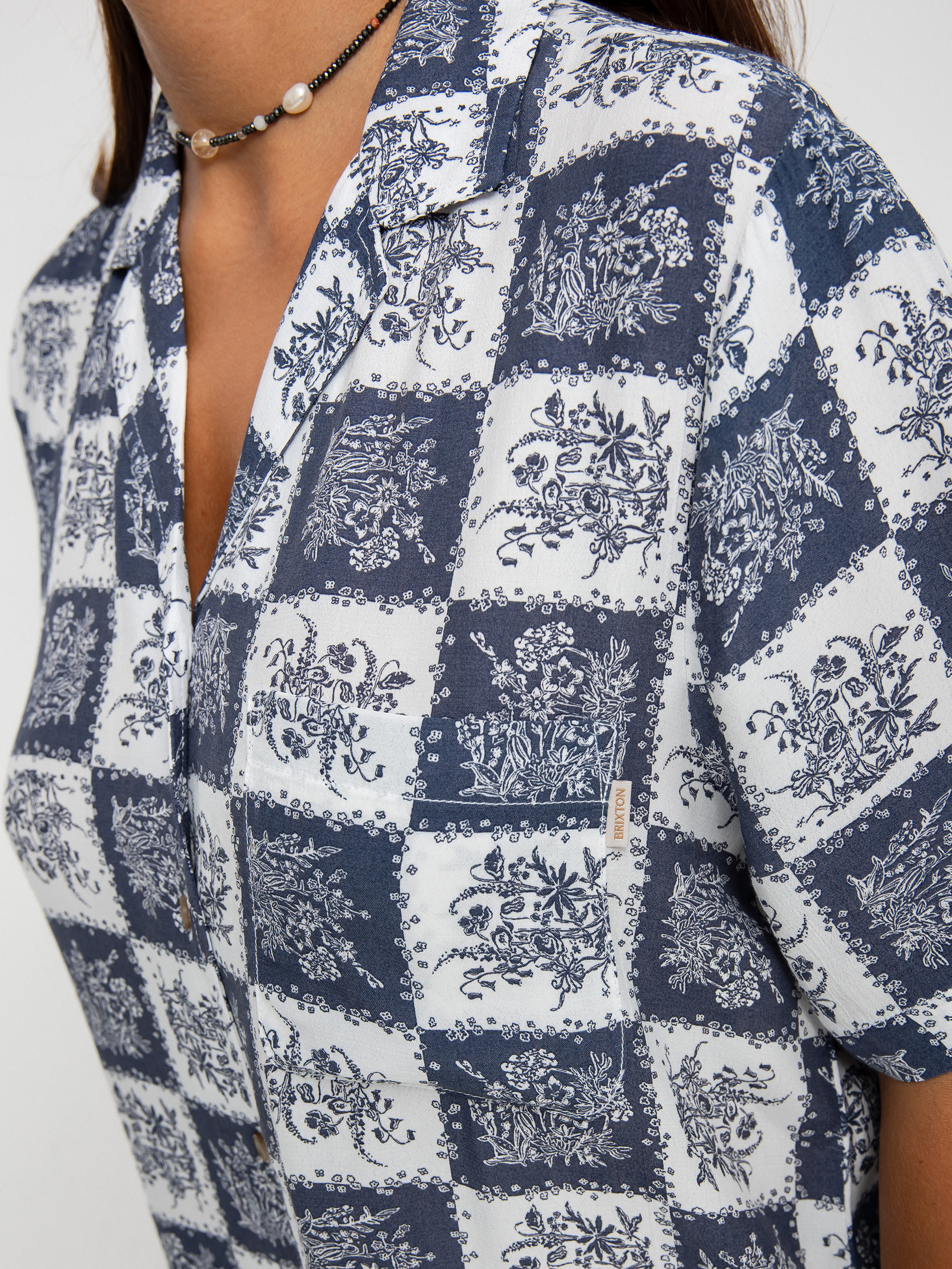Koszula Brixton Bunker Patchwork Bf Wmn (joe blue)