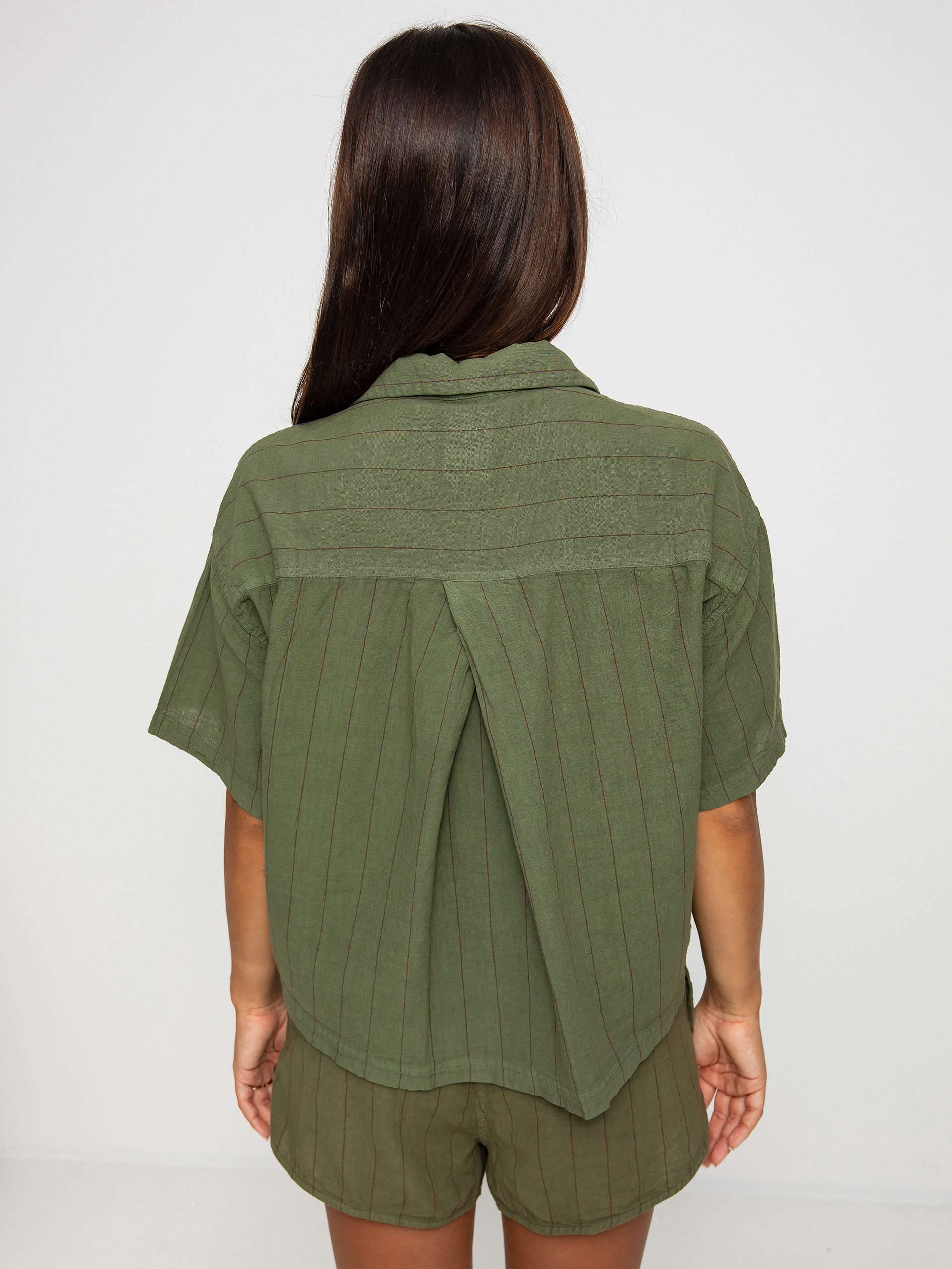 Koszula Element Haslev Linen Wmn (winter moss)