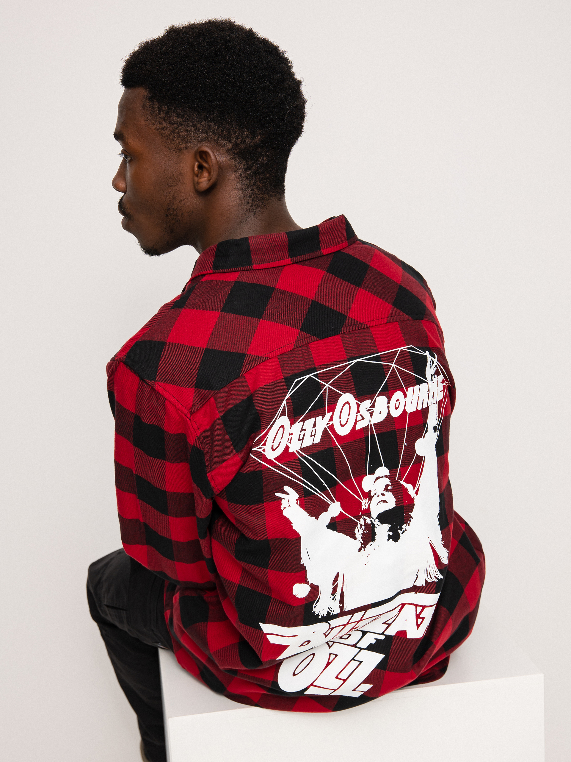 Koszula Diamond Supply Co. Dark Idol Flannel (red)