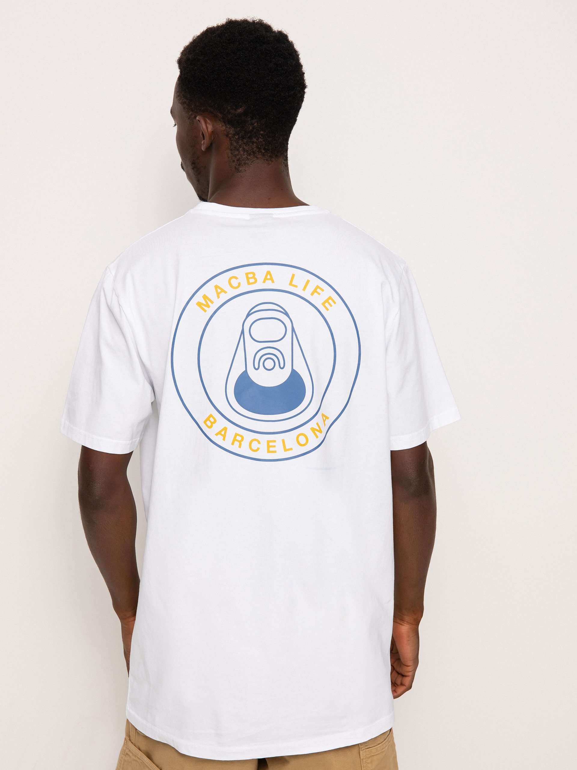 T-shirt Macba Life Two Tones (white/blue)