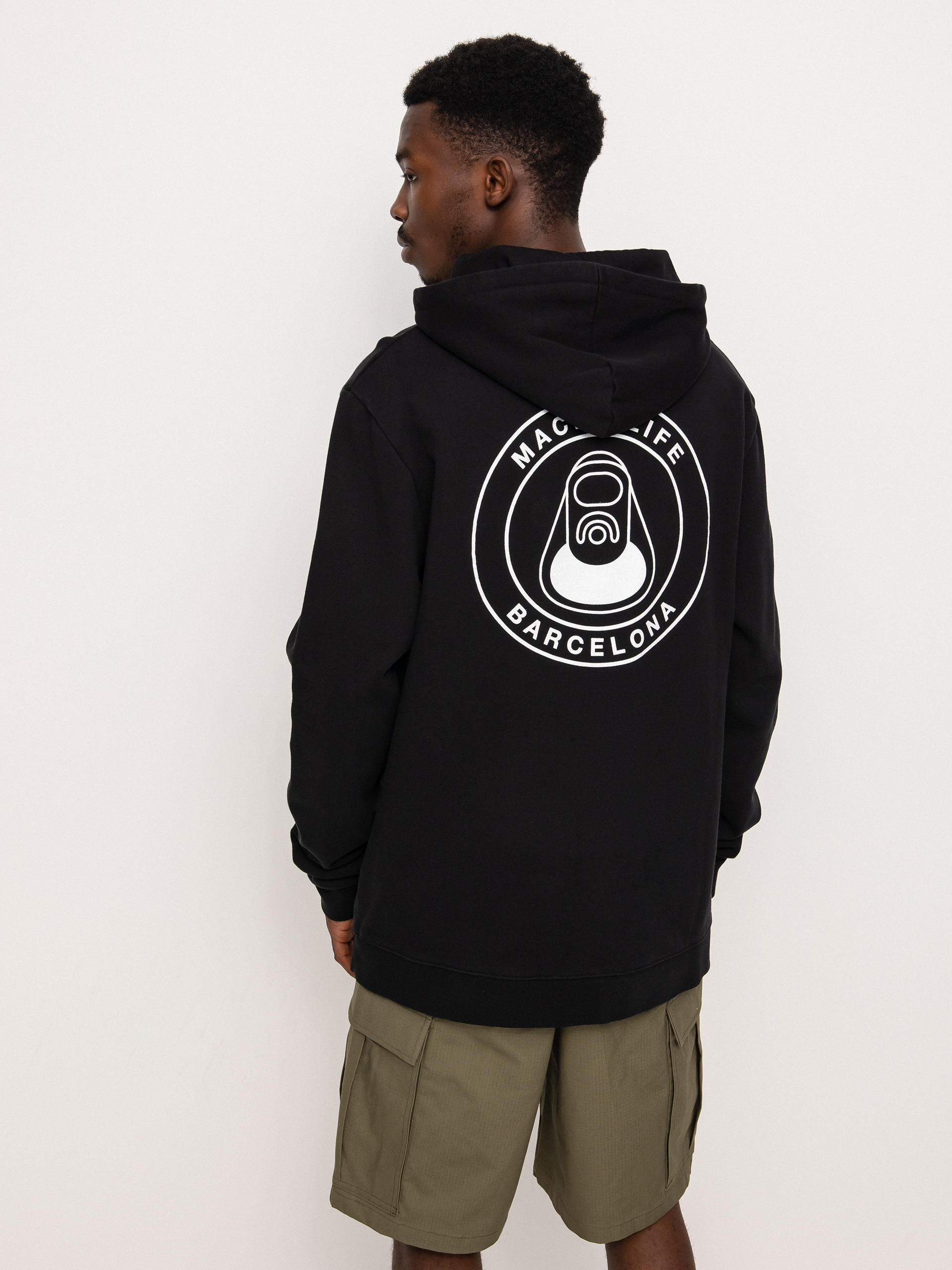 Bluza z kapturem Macba Life Og Logo HD (black)