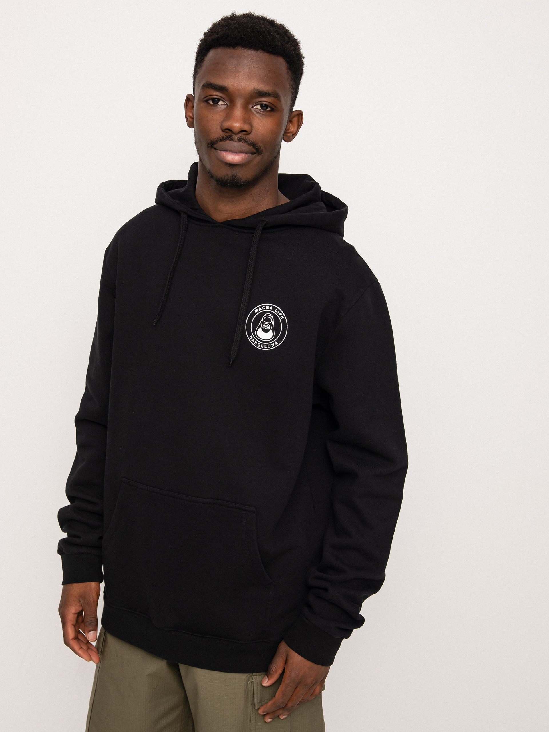 Bluza z kapturem Macba Life Og Logo HD (black)