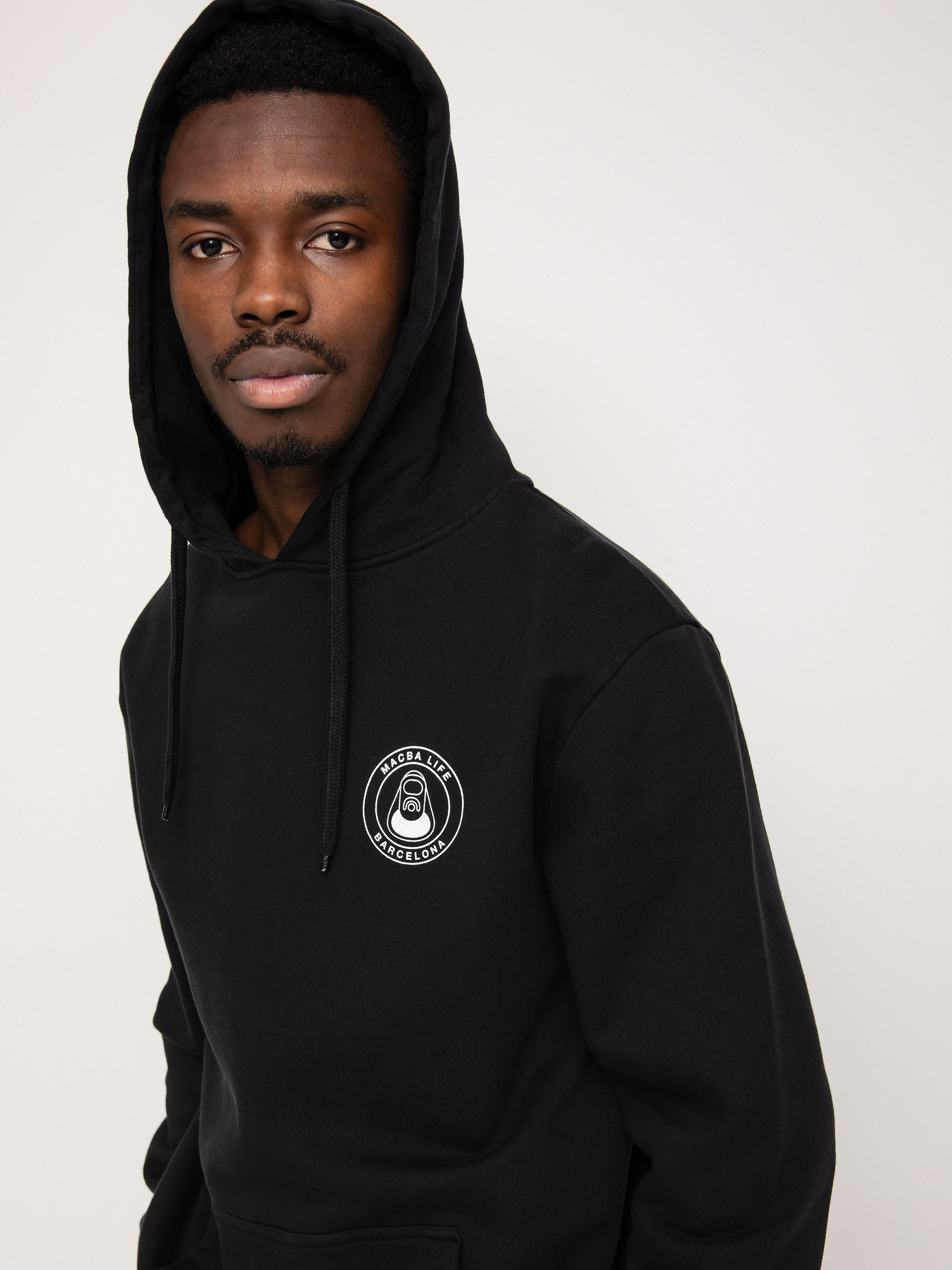 Bluza z kapturem Macba Life Og Logo HD (black)