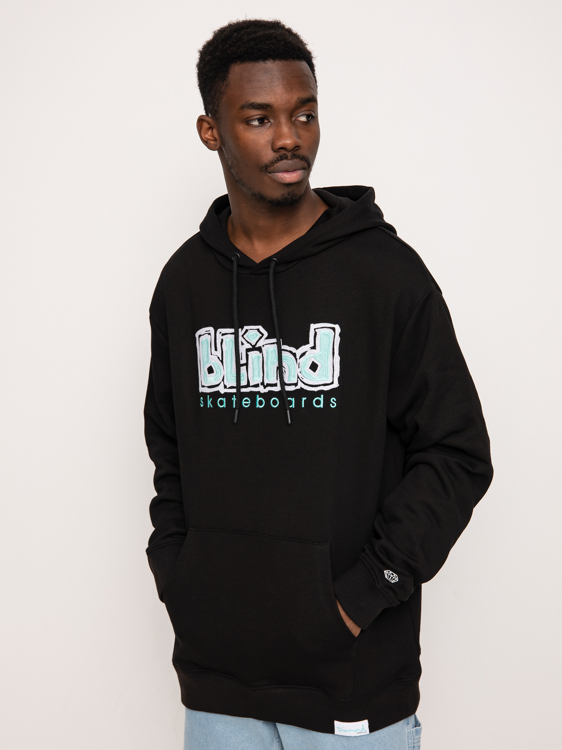 Bluza z kapturem Diamond Supply Co. Og Diamond HD (black)
