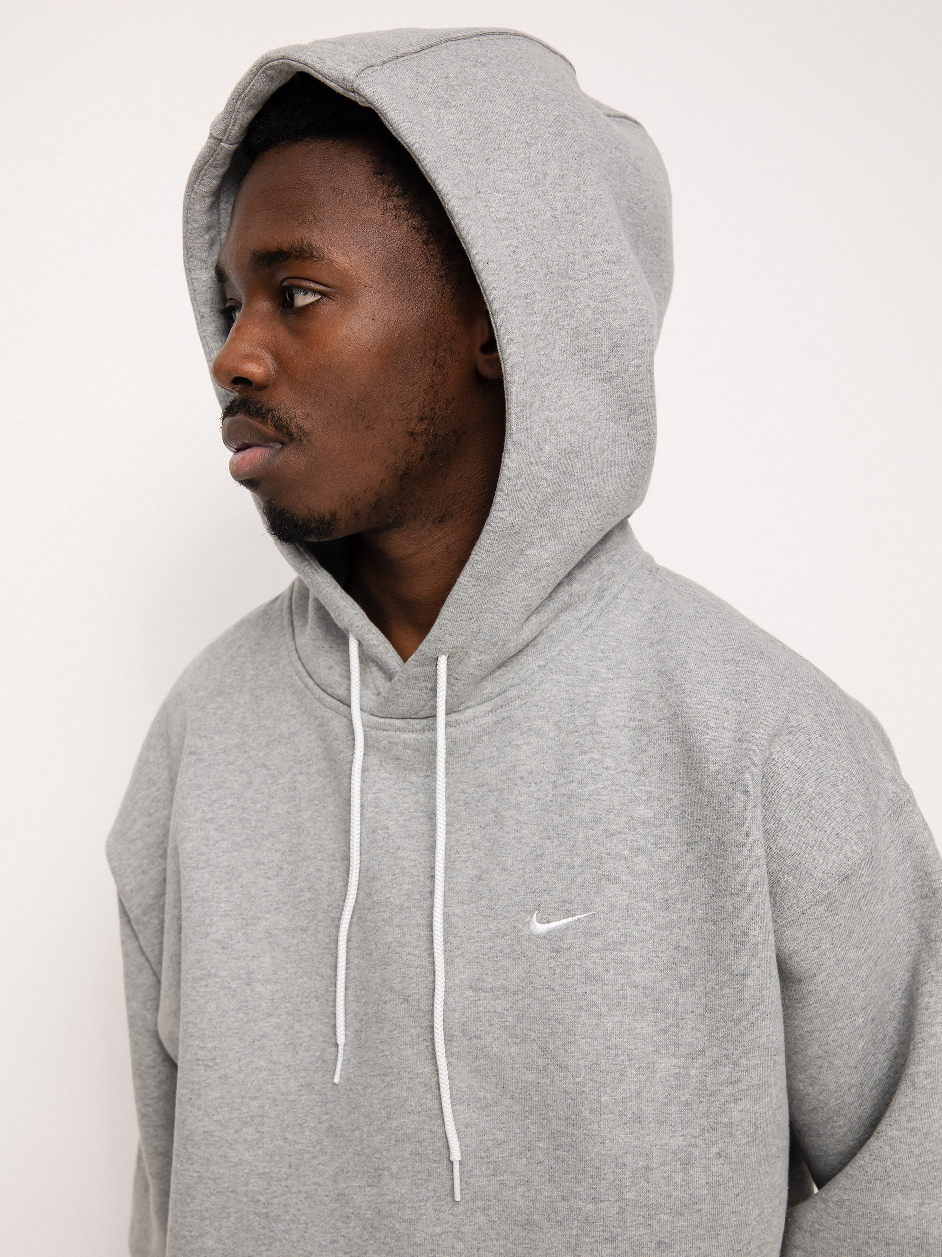 Bluza z kapturem Nike SB Nikelab HD (dk grey heather/white)