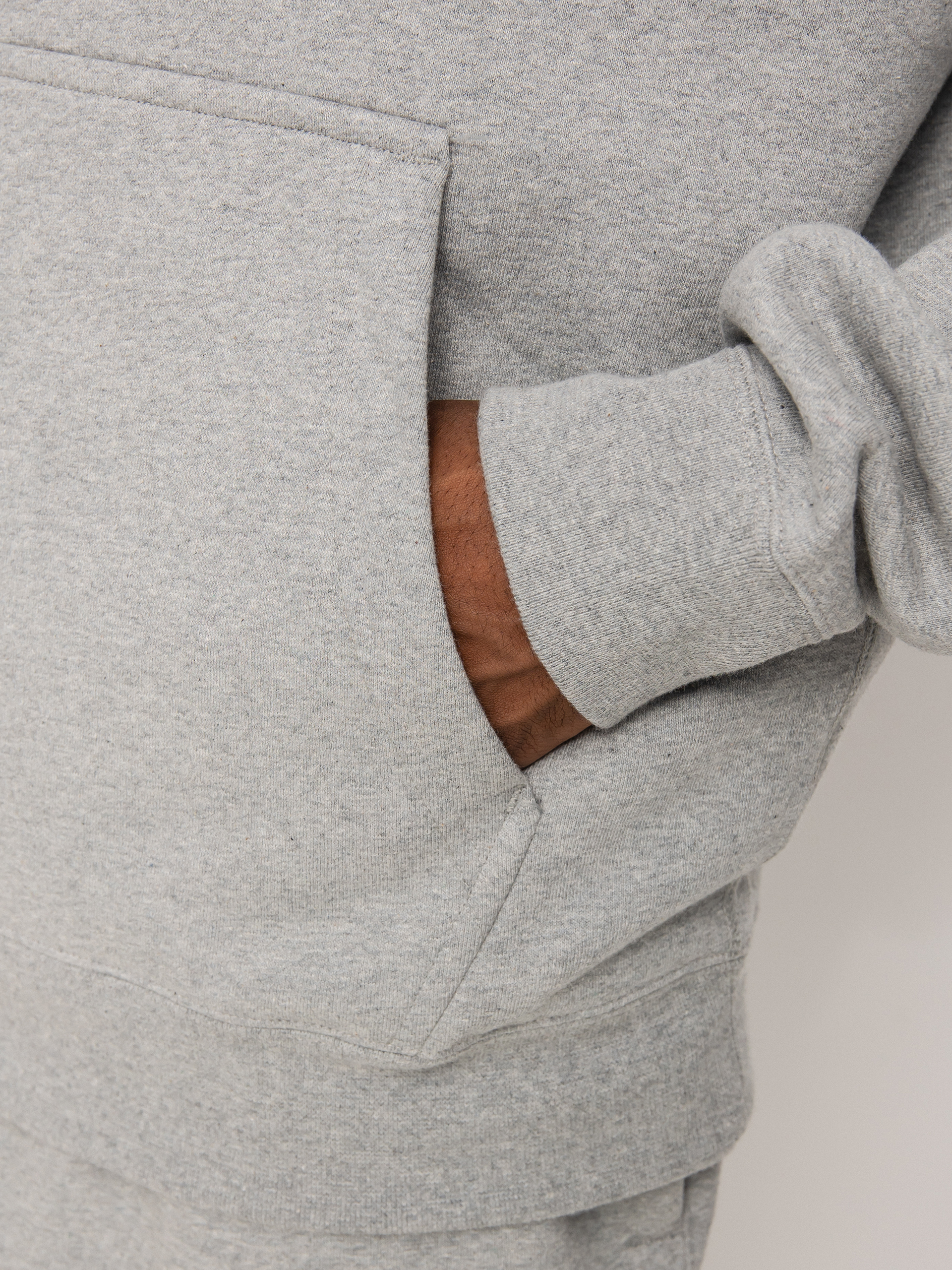 Bluza z kapturem Nike SB Nikelab HD (dk grey heather/white)