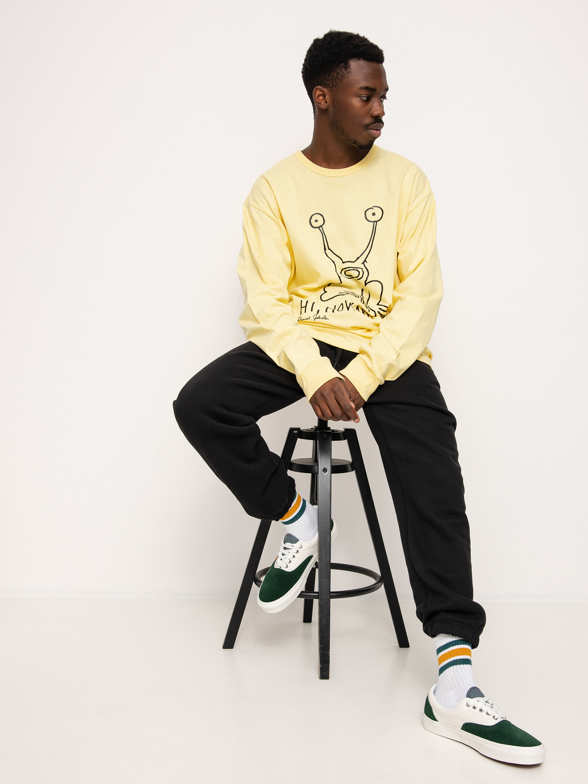 Longsleeve Vans X Daniel Johnston Otw (pale banana)