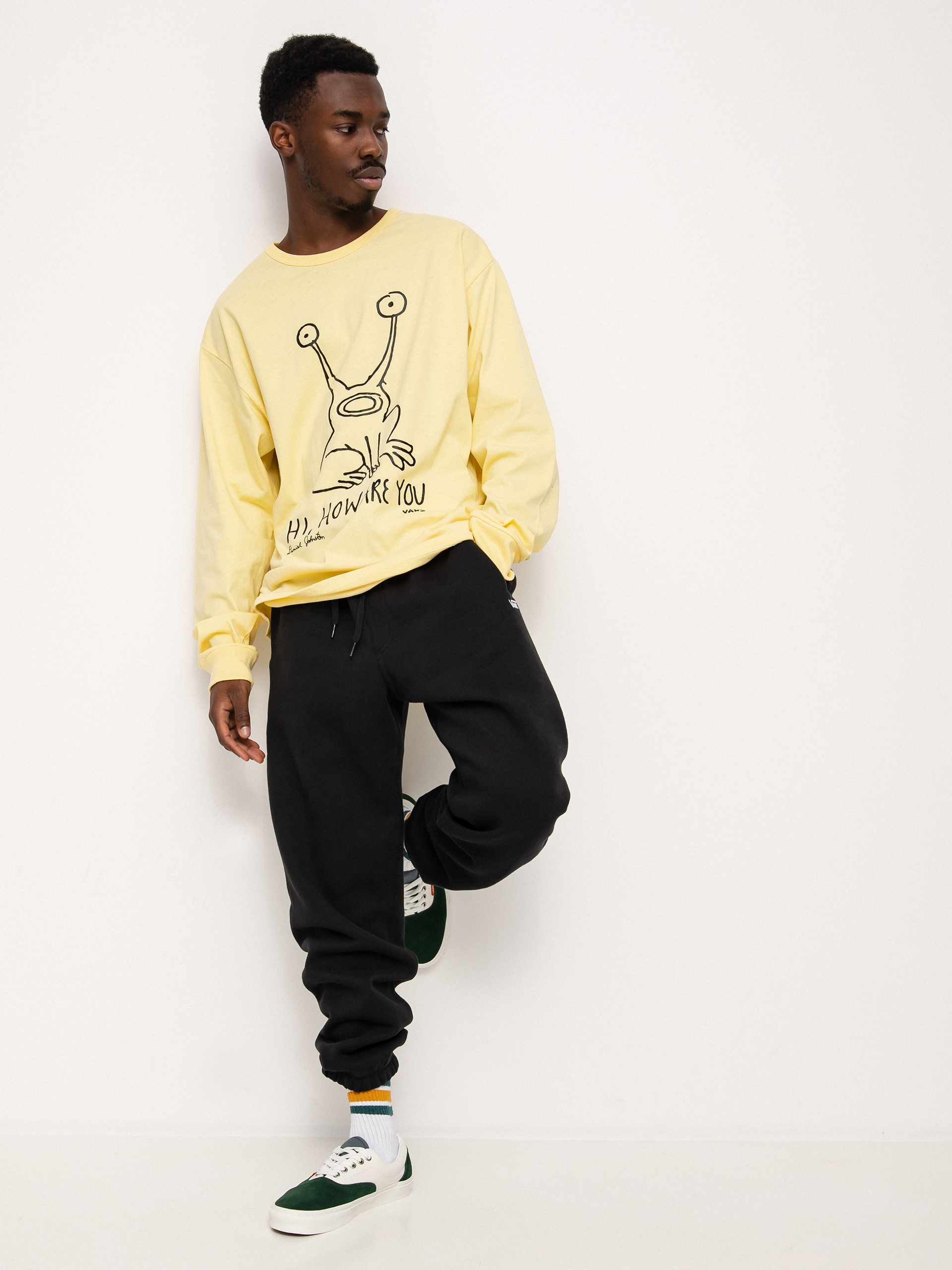 Longsleeve Vans X Daniel Johnston Otw (pale banana)