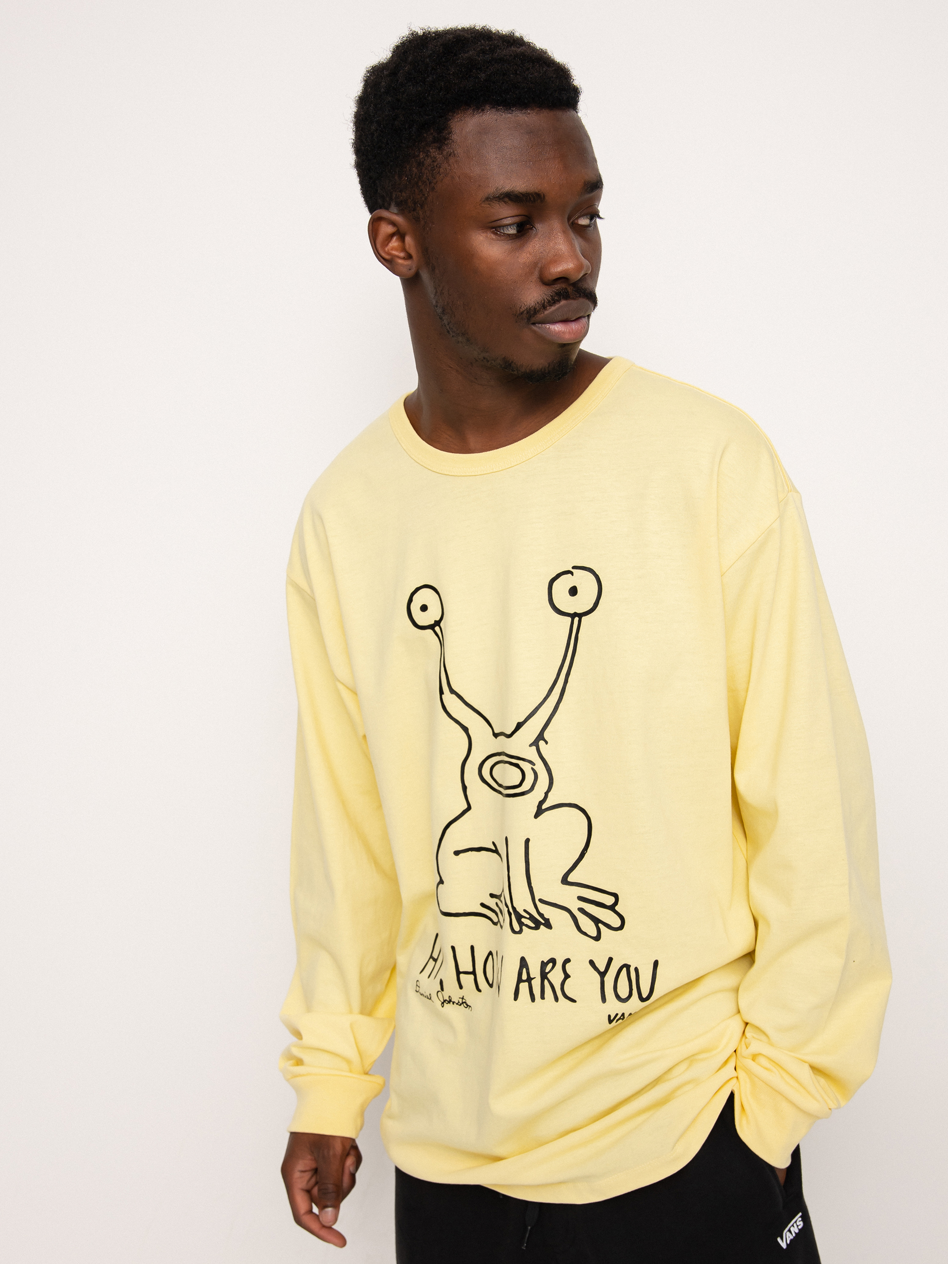 Longsleeve Vans X Daniel Johnston Otw (pale banana)