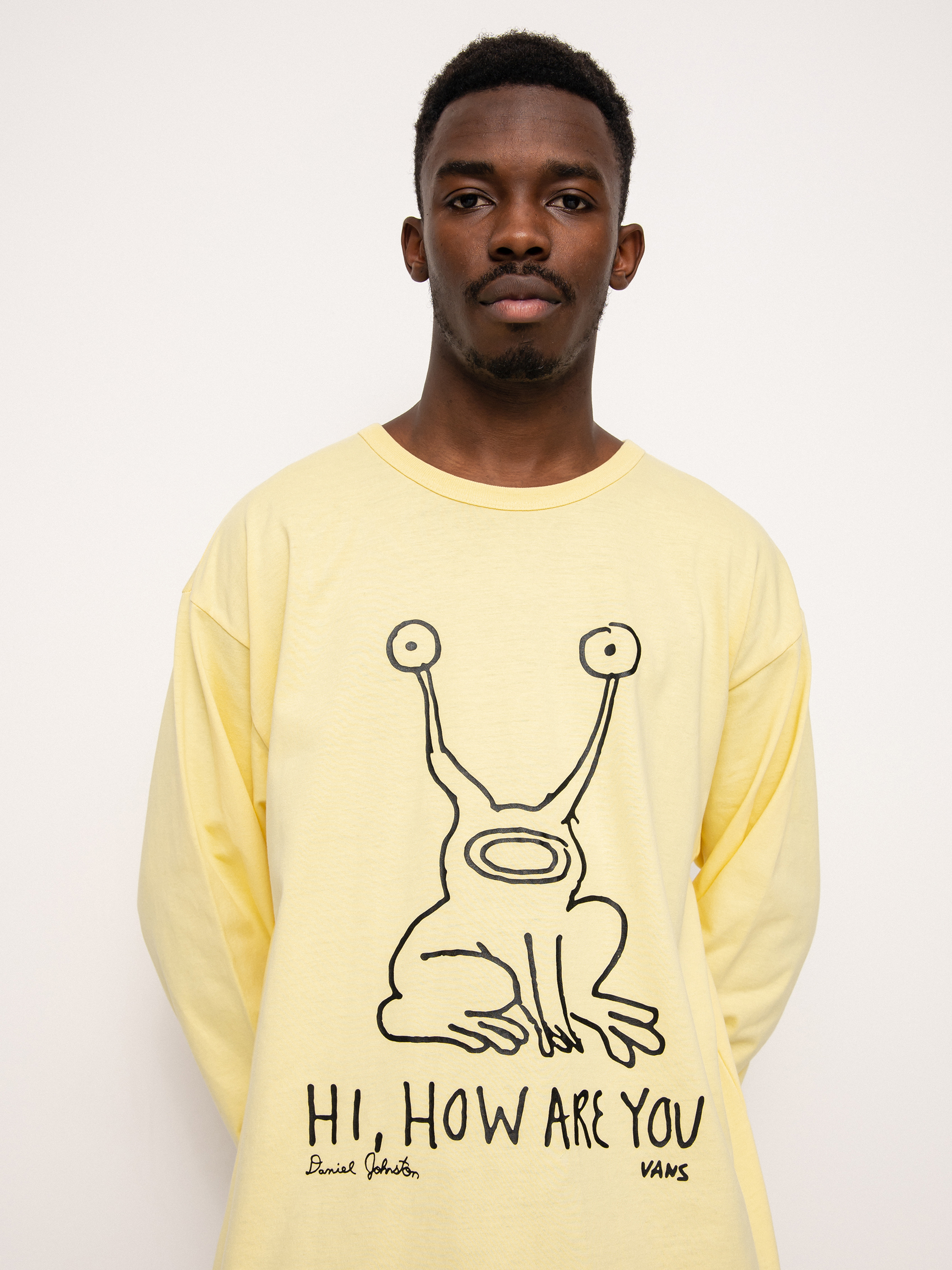 Longsleeve Vans X Daniel Johnston Otw (pale banana)