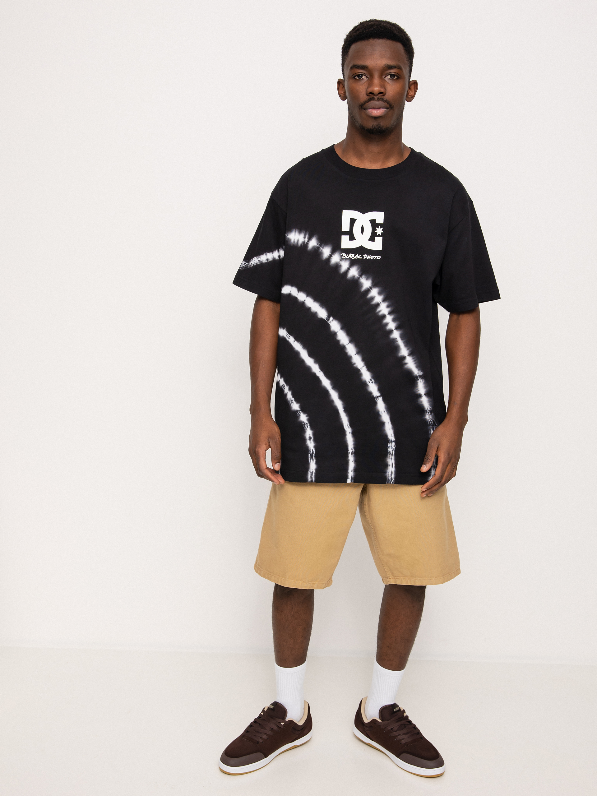 T-shirt DC Blabac Kalis Love (blk/wht spiraltiedye)