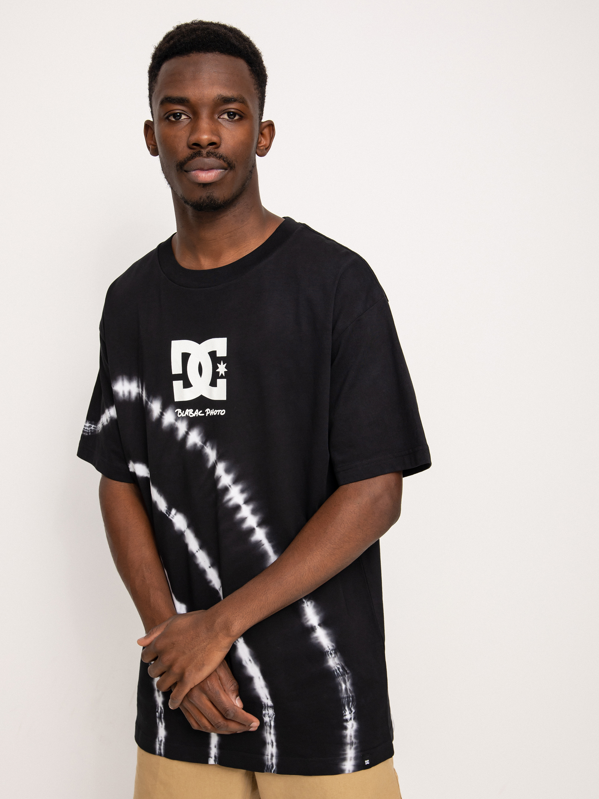 T-shirt DC Blabac Kalis Love (blk/wht spiraltiedye)