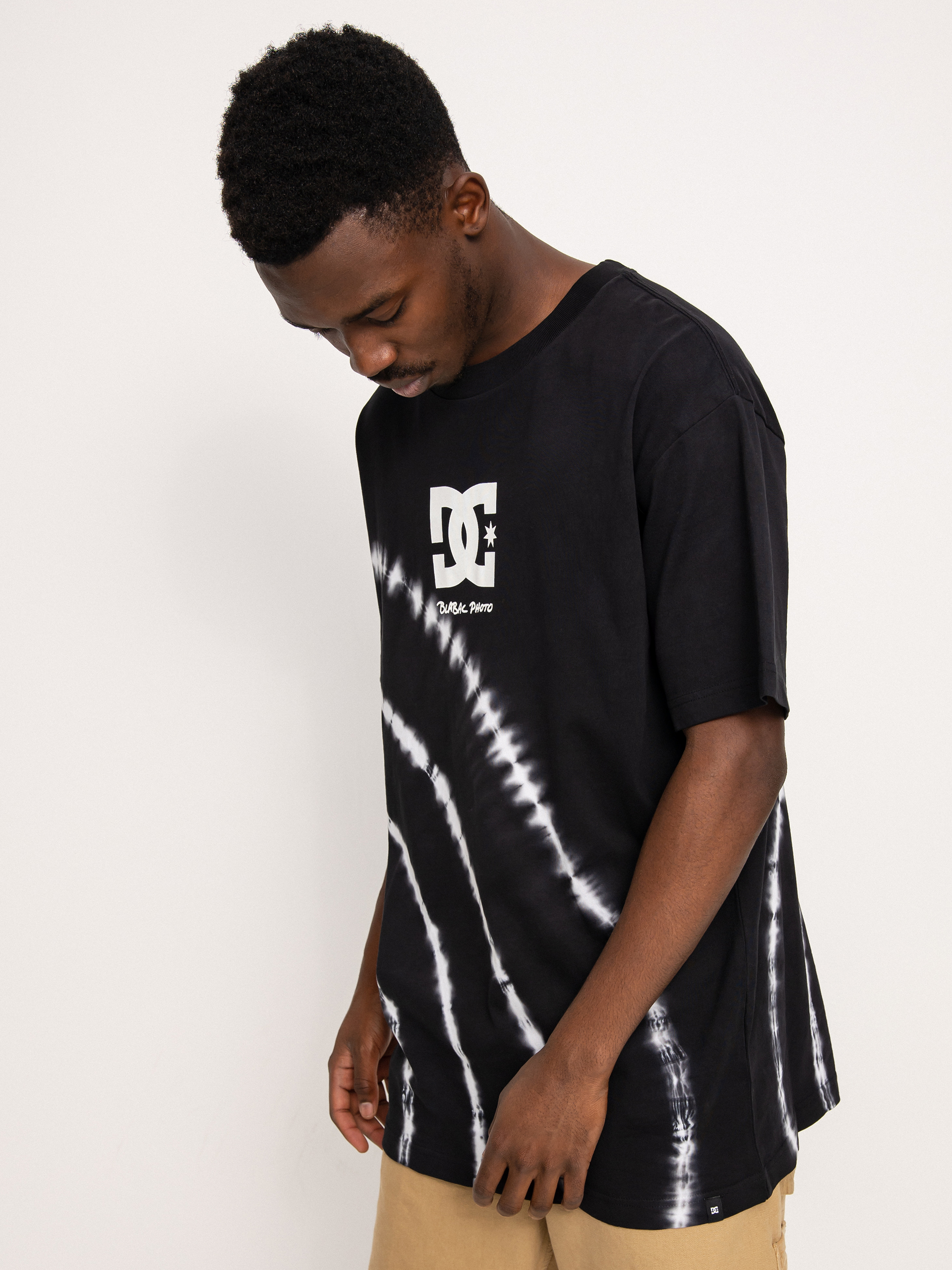 T-shirt DC Blabac Kalis Love (blk/wht spiraltiedye)