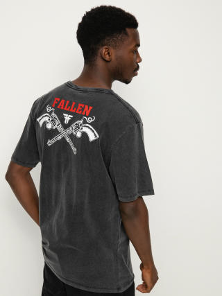 T-shirt Fallen Revolver (black enzymatic wash/white x billy marks)