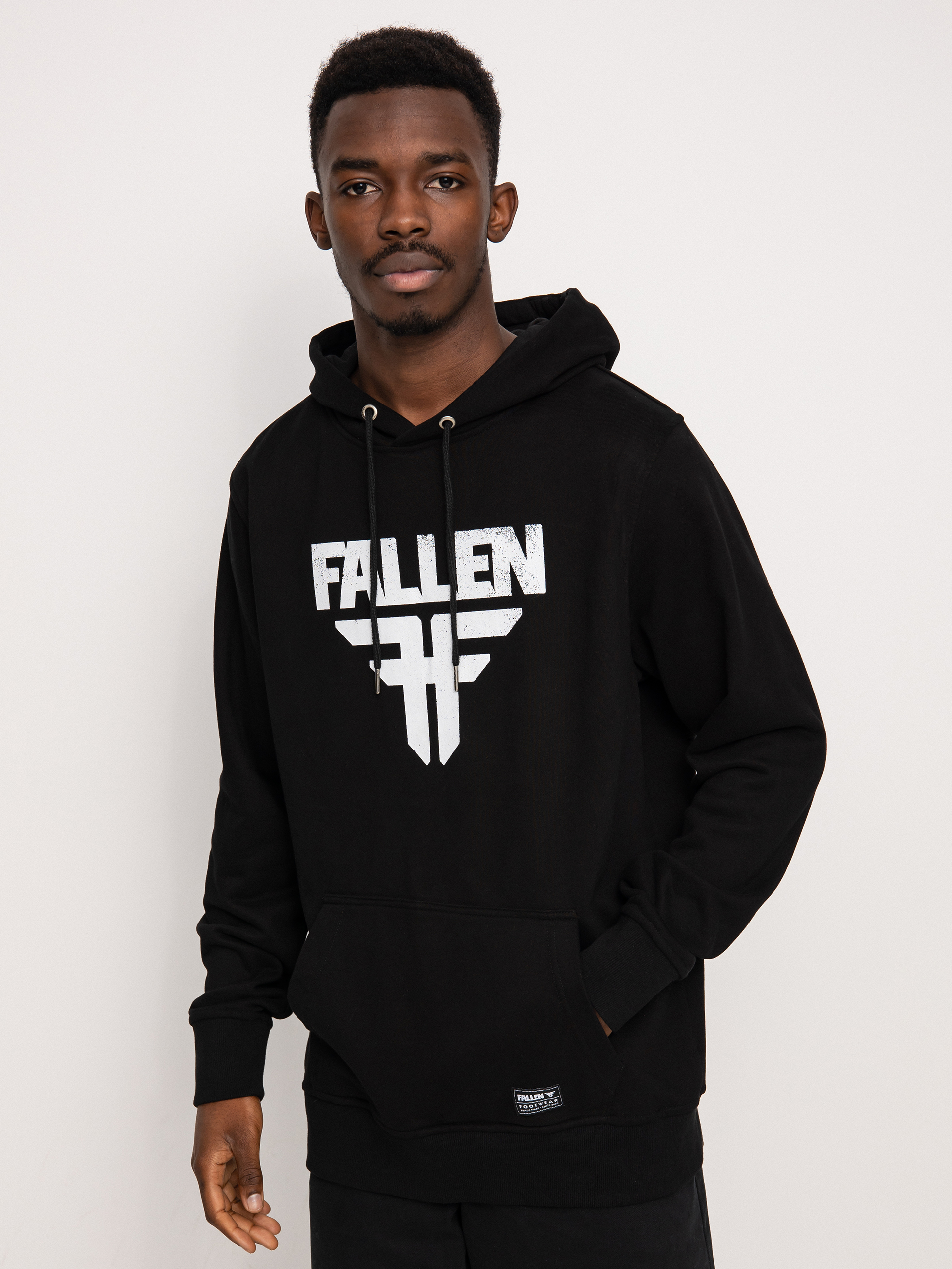 Bluza z kapturem Fallen Insignia HD (black/white)