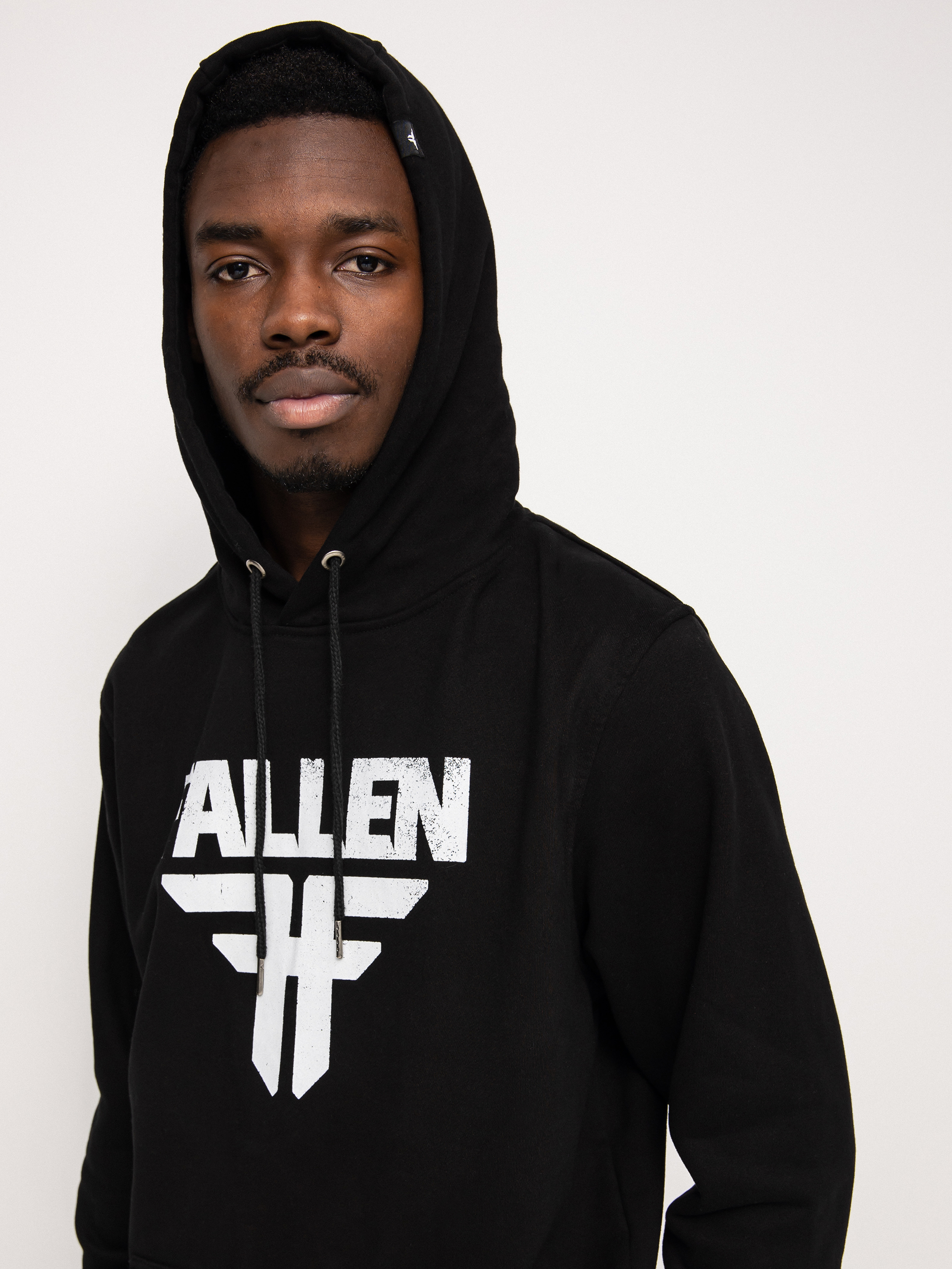 Bluza z kapturem Fallen Insignia HD (black/white)