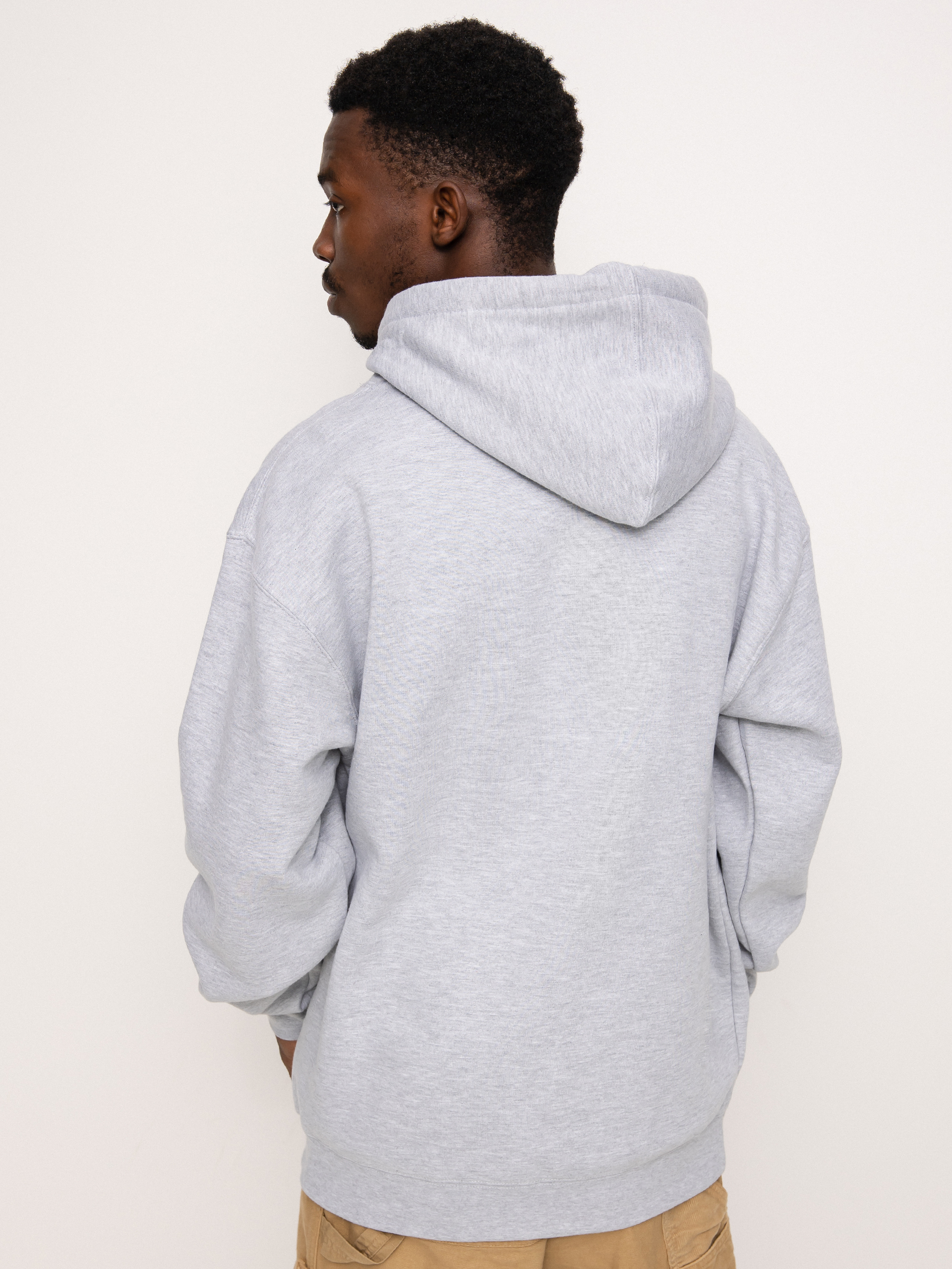 Bluza z kapturem Spitfire Og Fireball HD (grey heather)