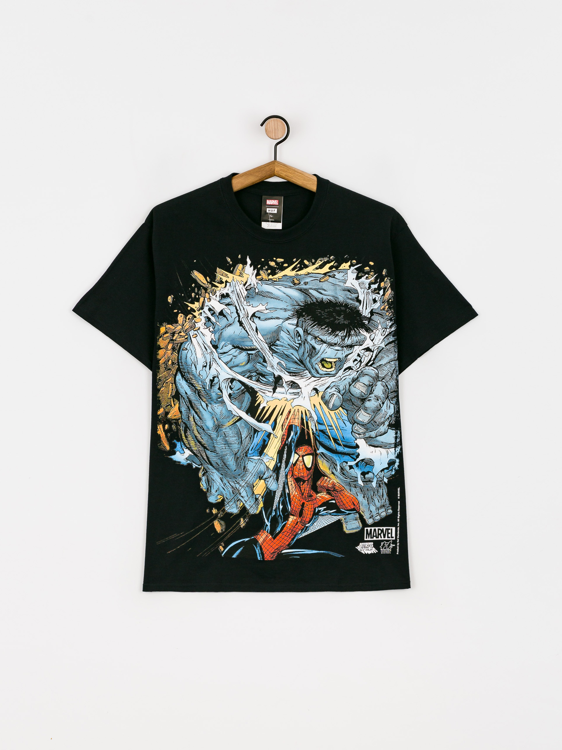 T-shirt HUF X Marvel Battle (black)