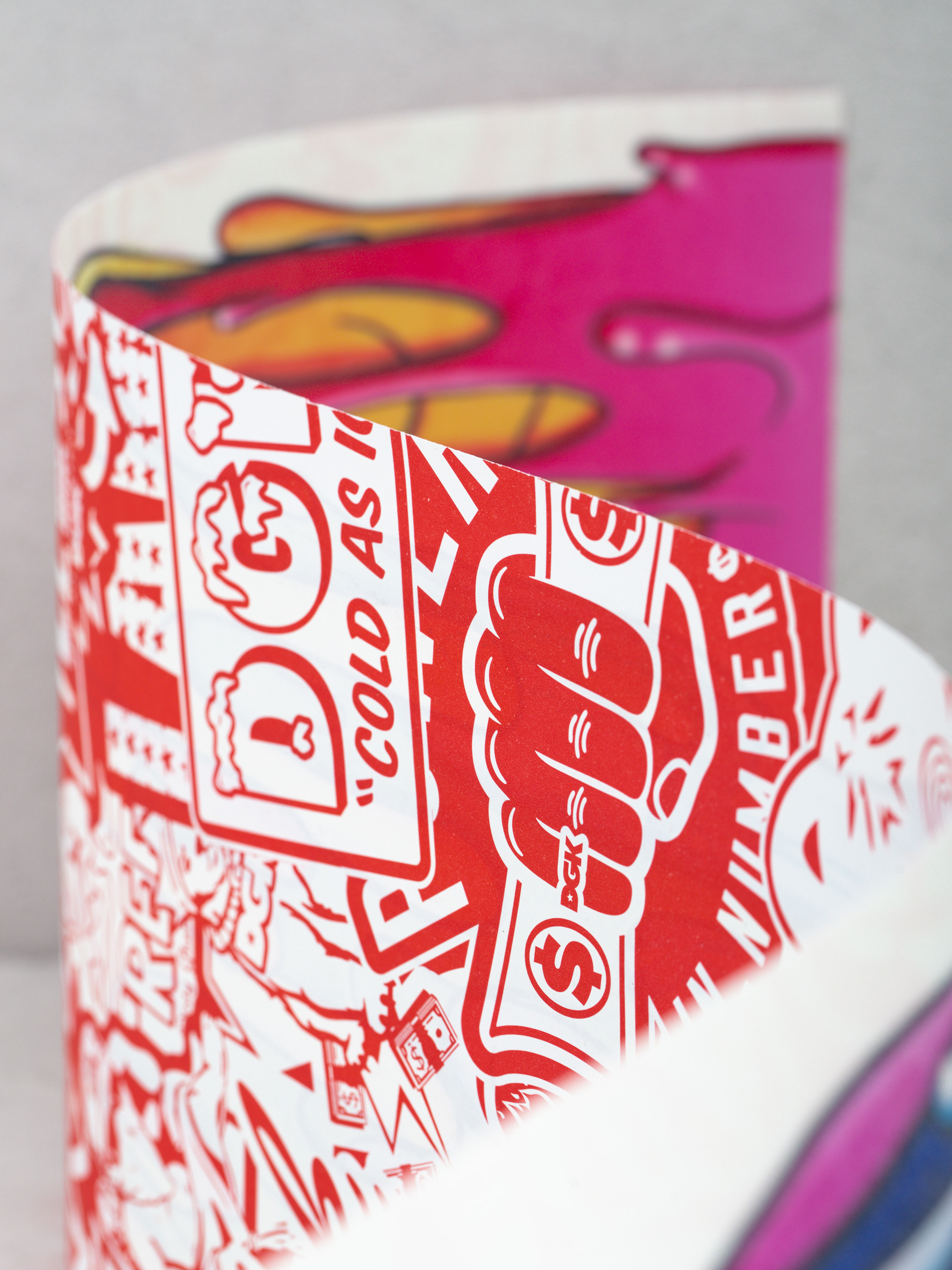 Papier DGK Melted (white/multi)