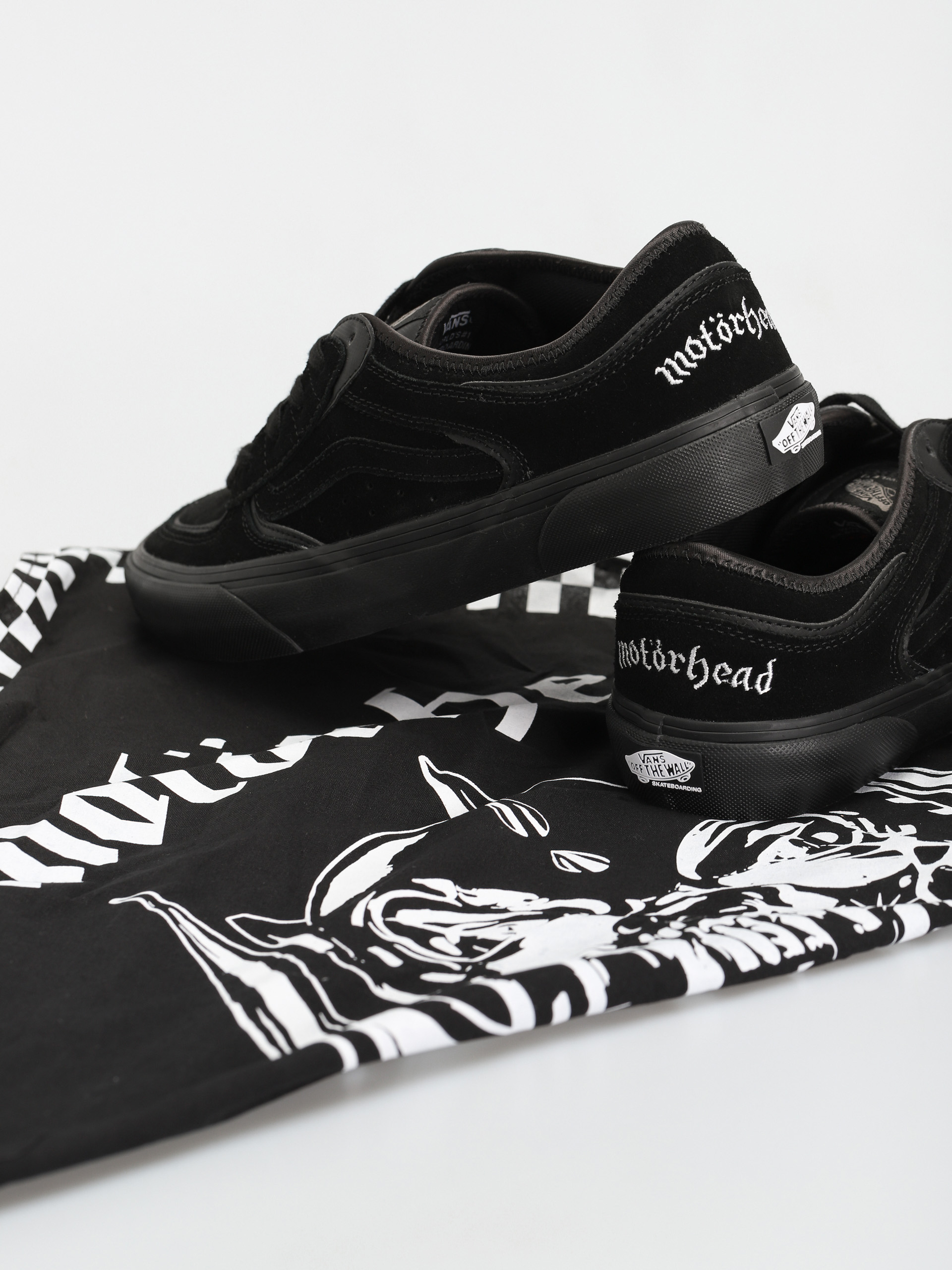 Buty Vans X Motorhead Rowley - czarny (black/black)