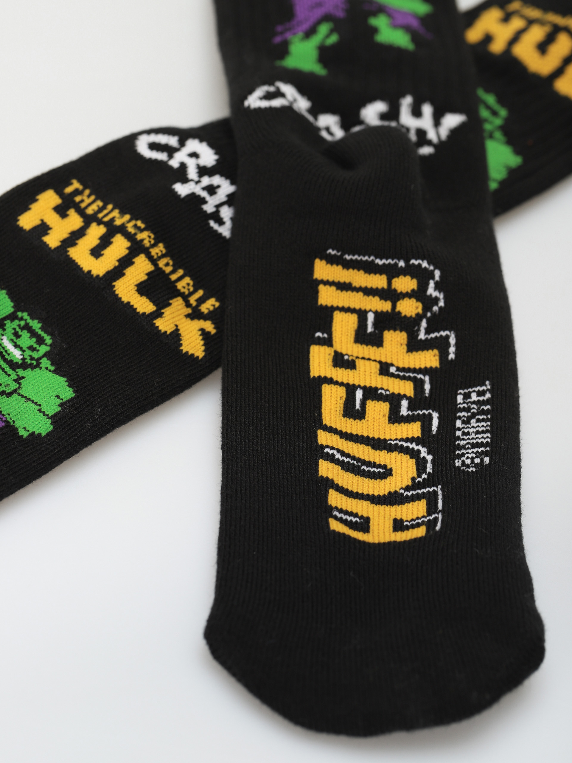 Skarpetki HUF X Marvel Hulk Retro Crew (black)