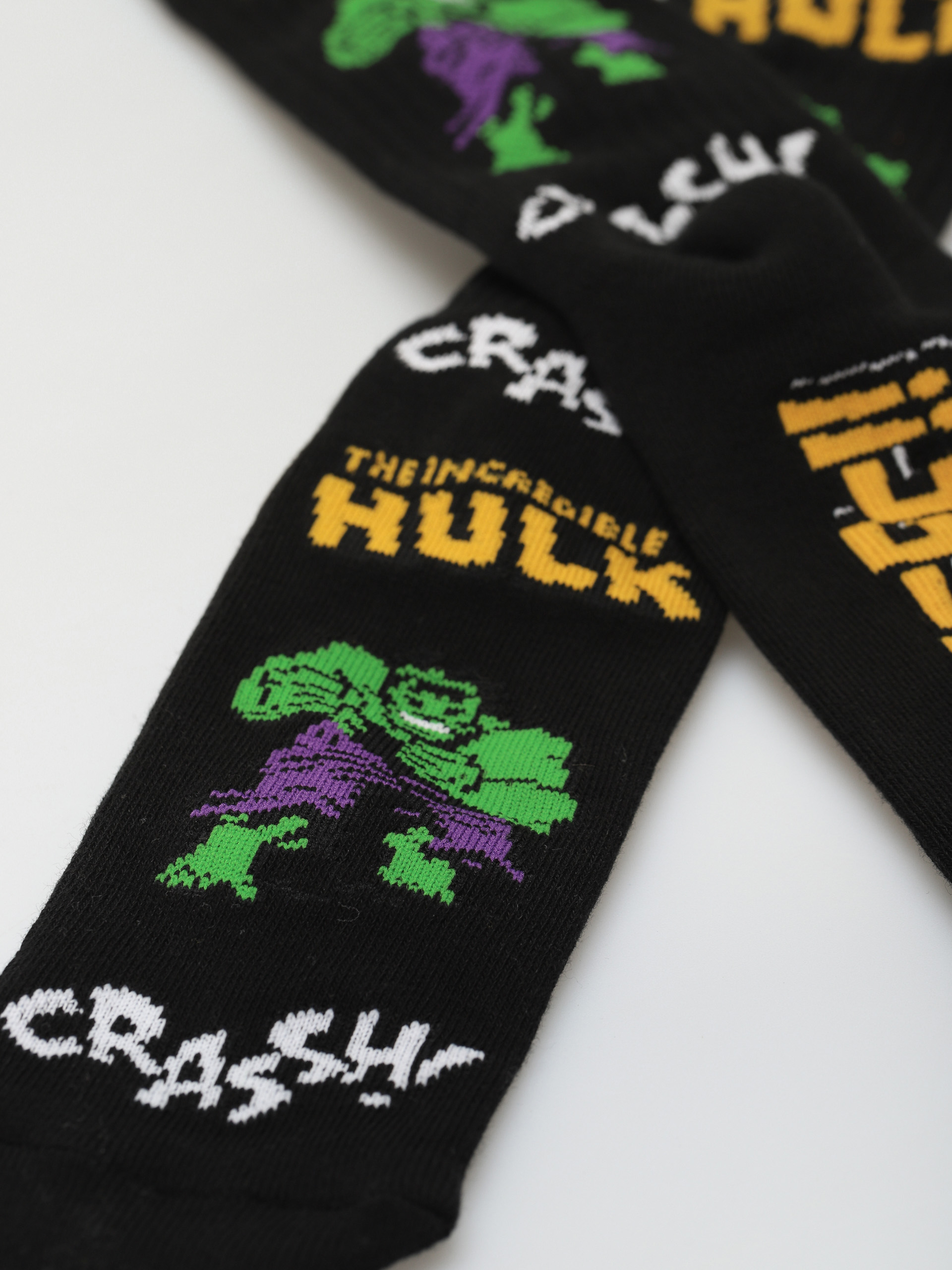 Skarpetki HUF X Marvel Hulk Retro Crew (black)
