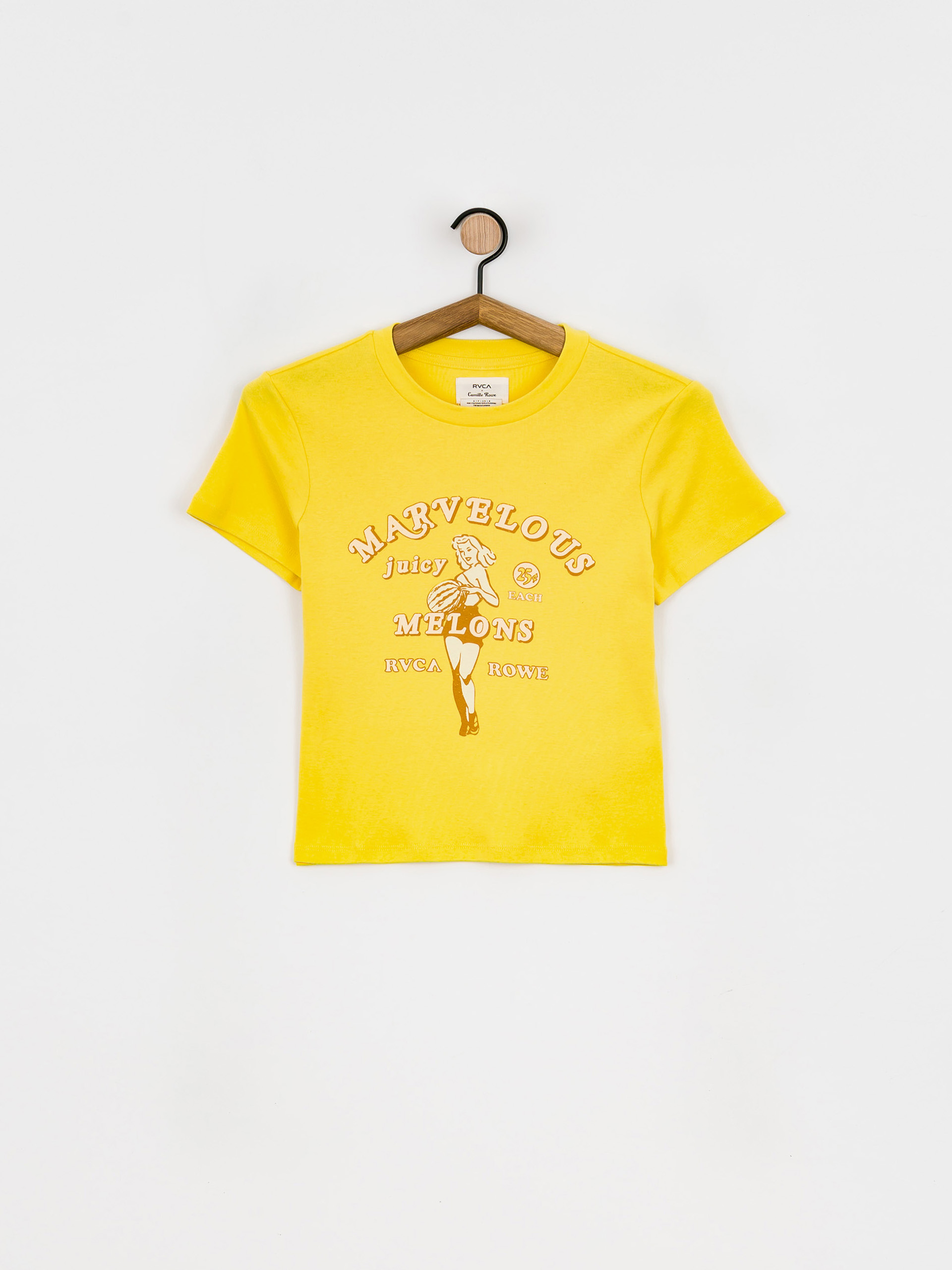 T-shirt RVCA Marvelous Melons Wmn (yellow fade)