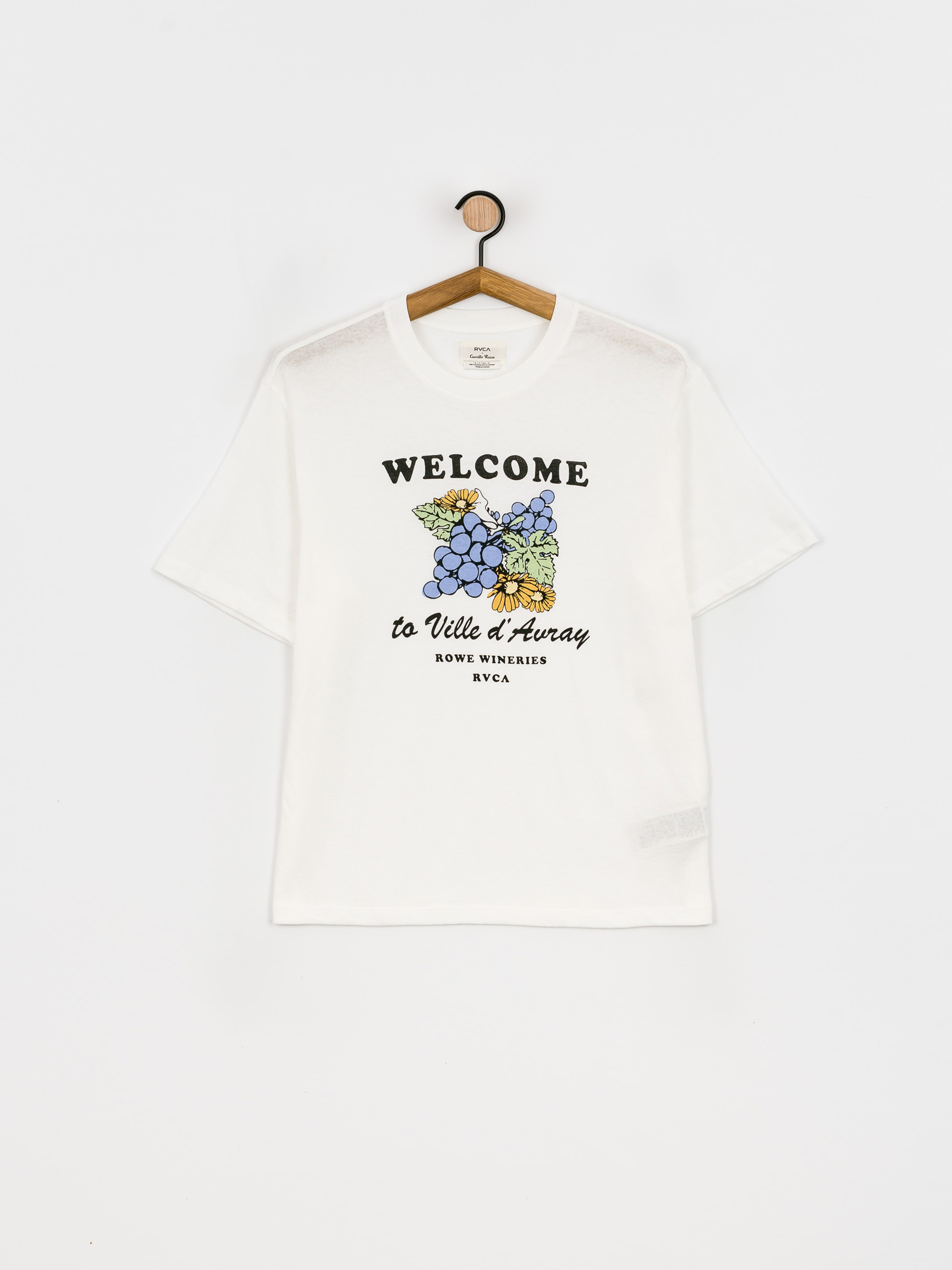 T-shirt RVCA Rowe Wineries Wmn (vintage white)